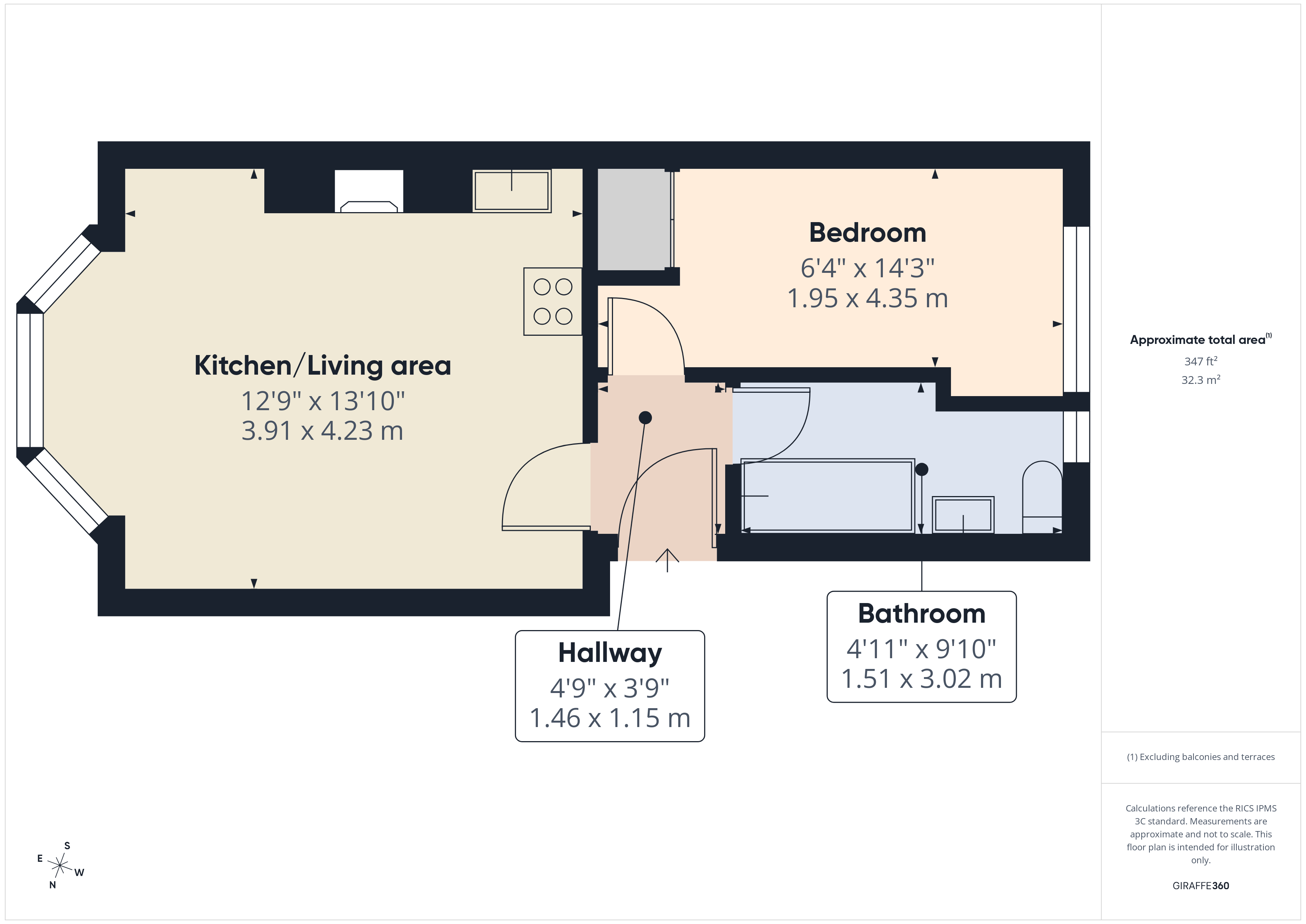 Beaconsfield Villas, Brighton floorplan