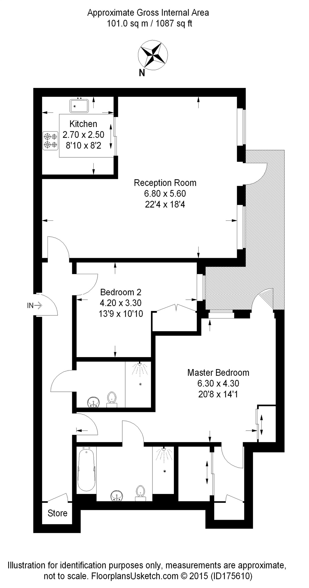 2 Bedrooms Flat to rent in Fulham Reach, Regatta Lane, London W6