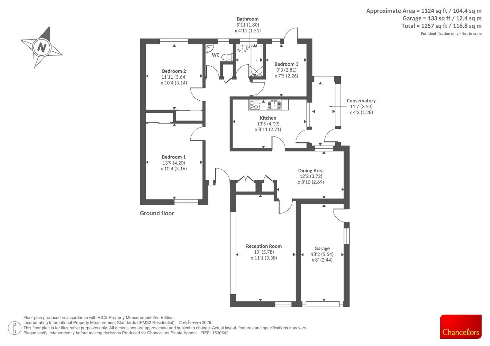 Pippins,, Stockenhill Road, Herefordshire floorplan