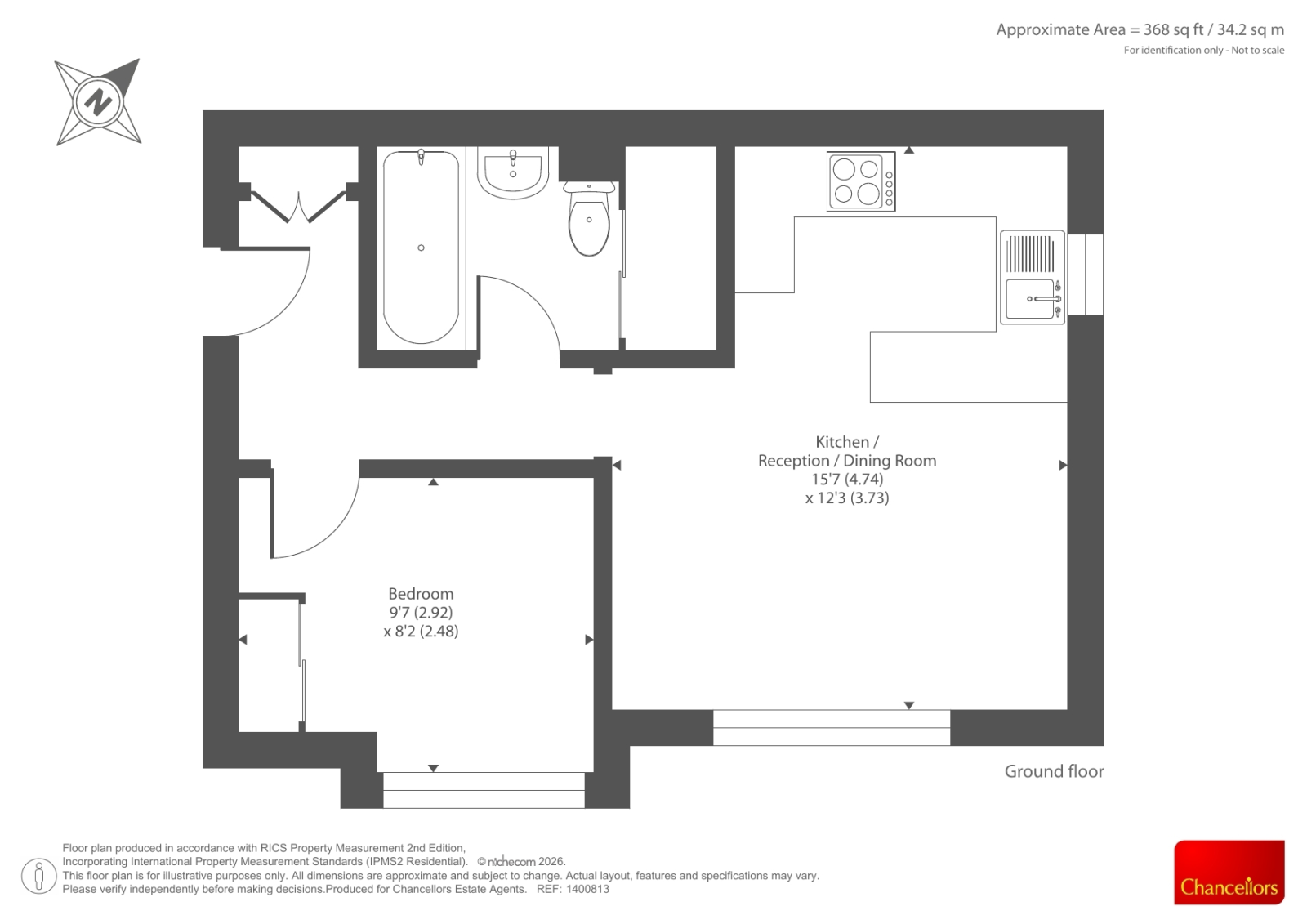 48, Kestrel Way, Bicester floorplan