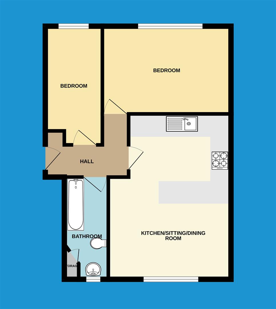 1b Hendra Vale, Hendra Vale, Launceston floorplan