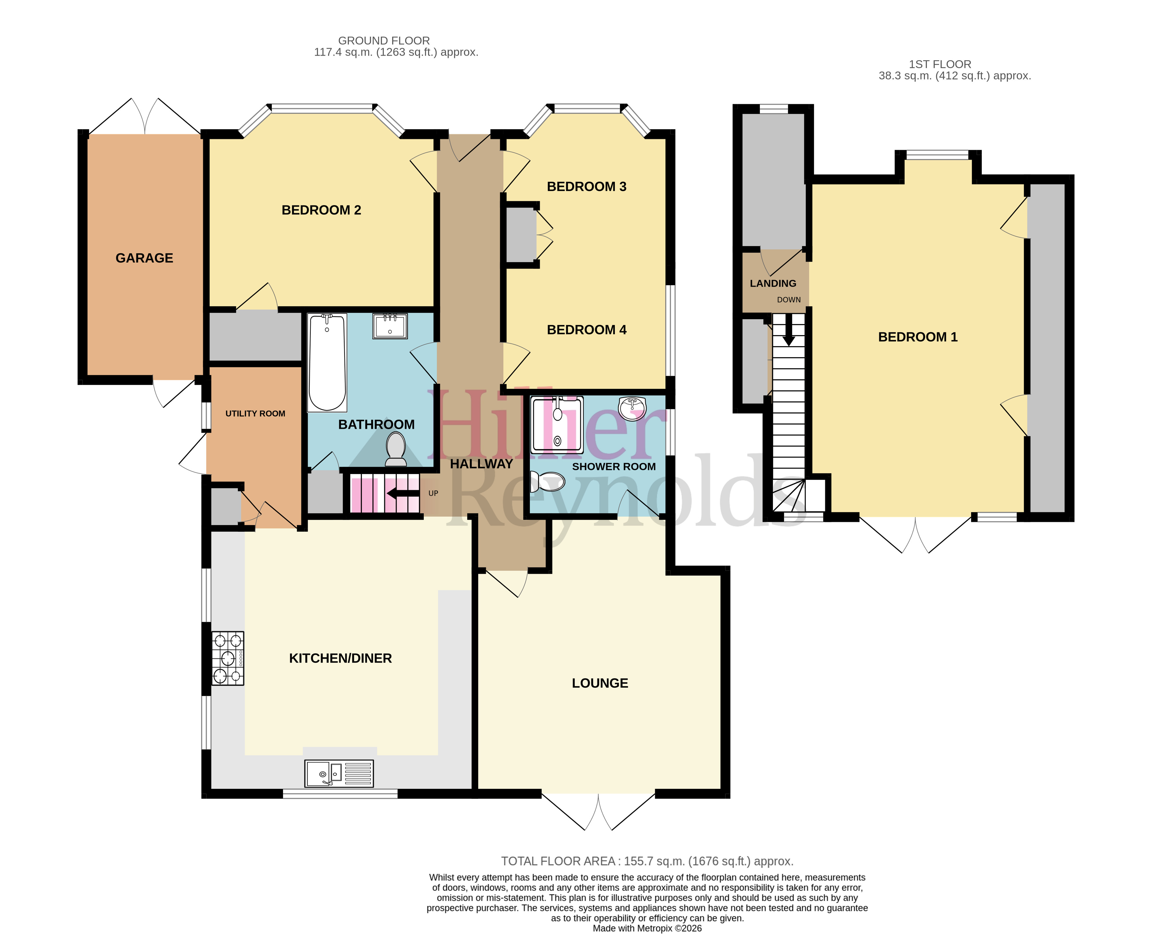 66, Hever Avenue, West Kingsdown floorplan