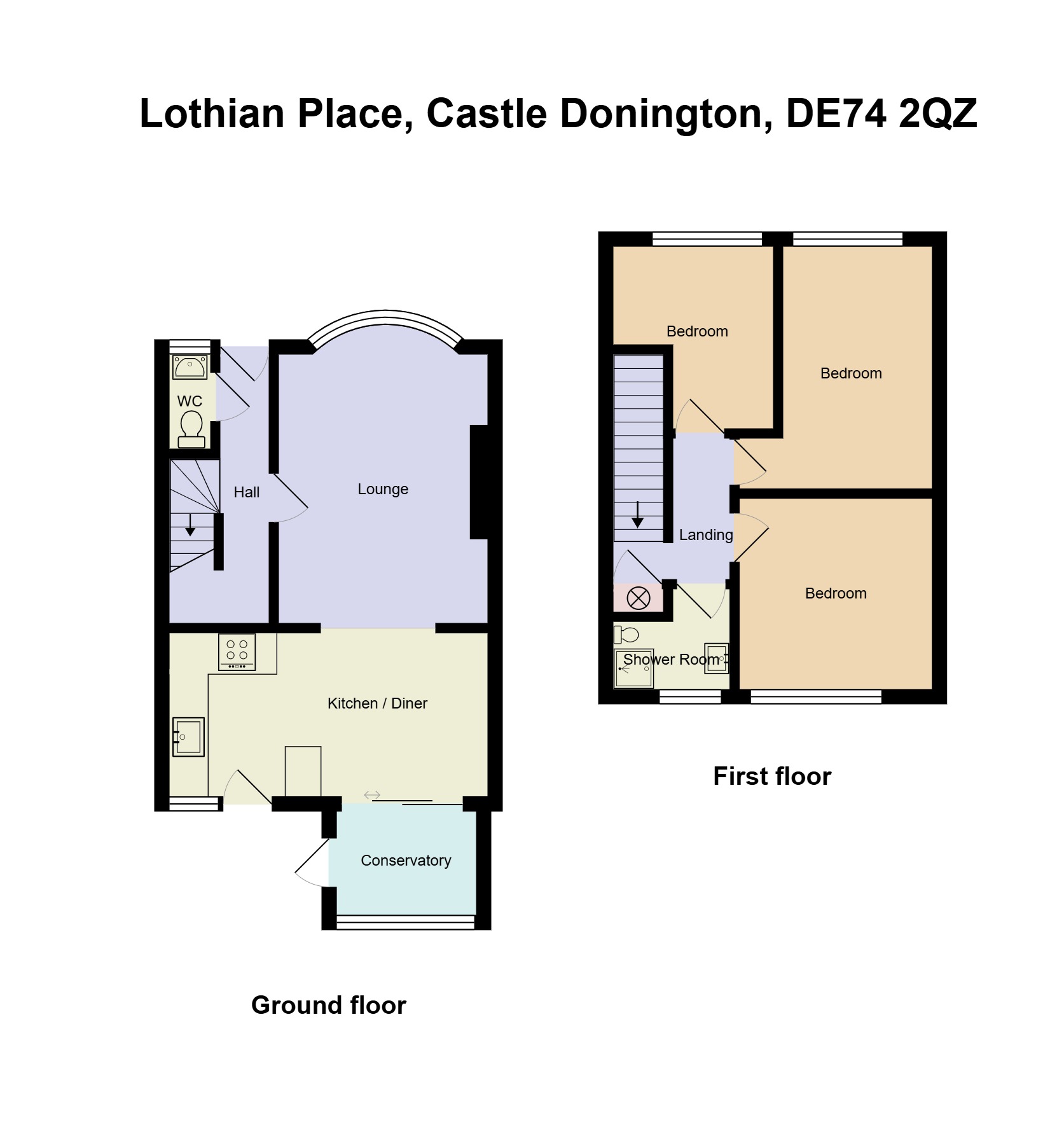 10, Lothian Place, Castle Donington floorplan