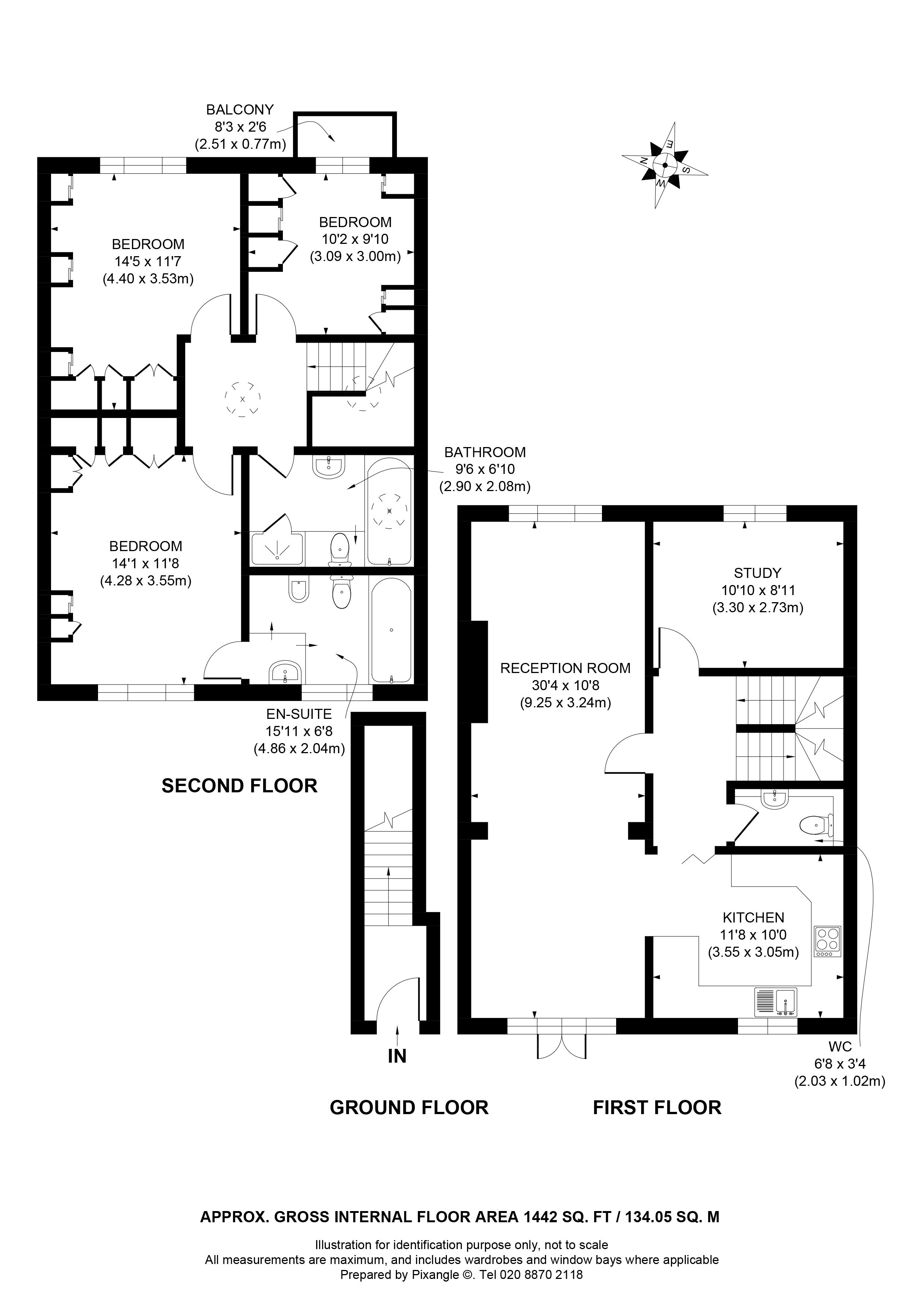 4 Bedrooms Flat to rent in Mertoun Terrace, Seymour Place, London W1H