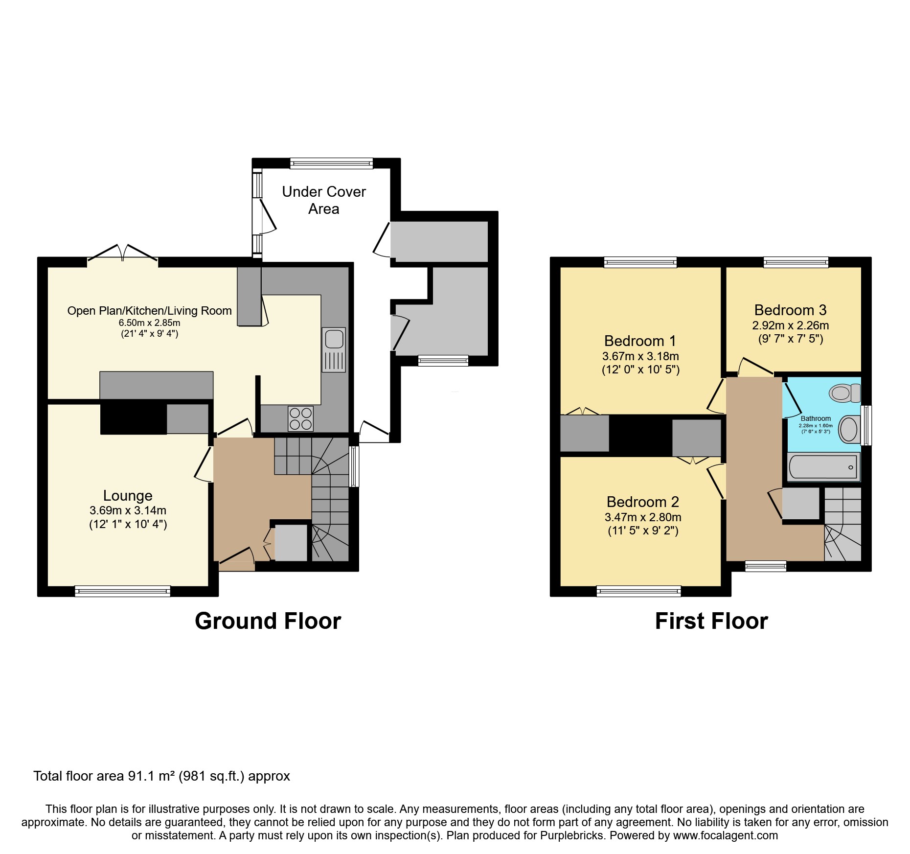 53, Ridgeway, Rotherham floorplan