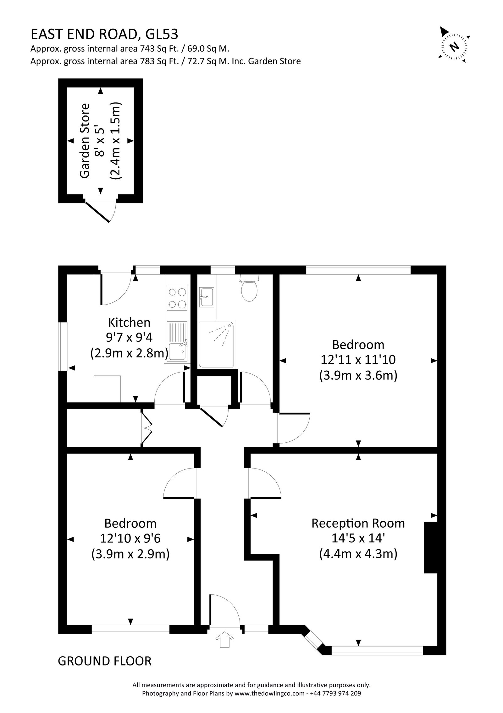 21, East End Road, Cheltenham floorplan