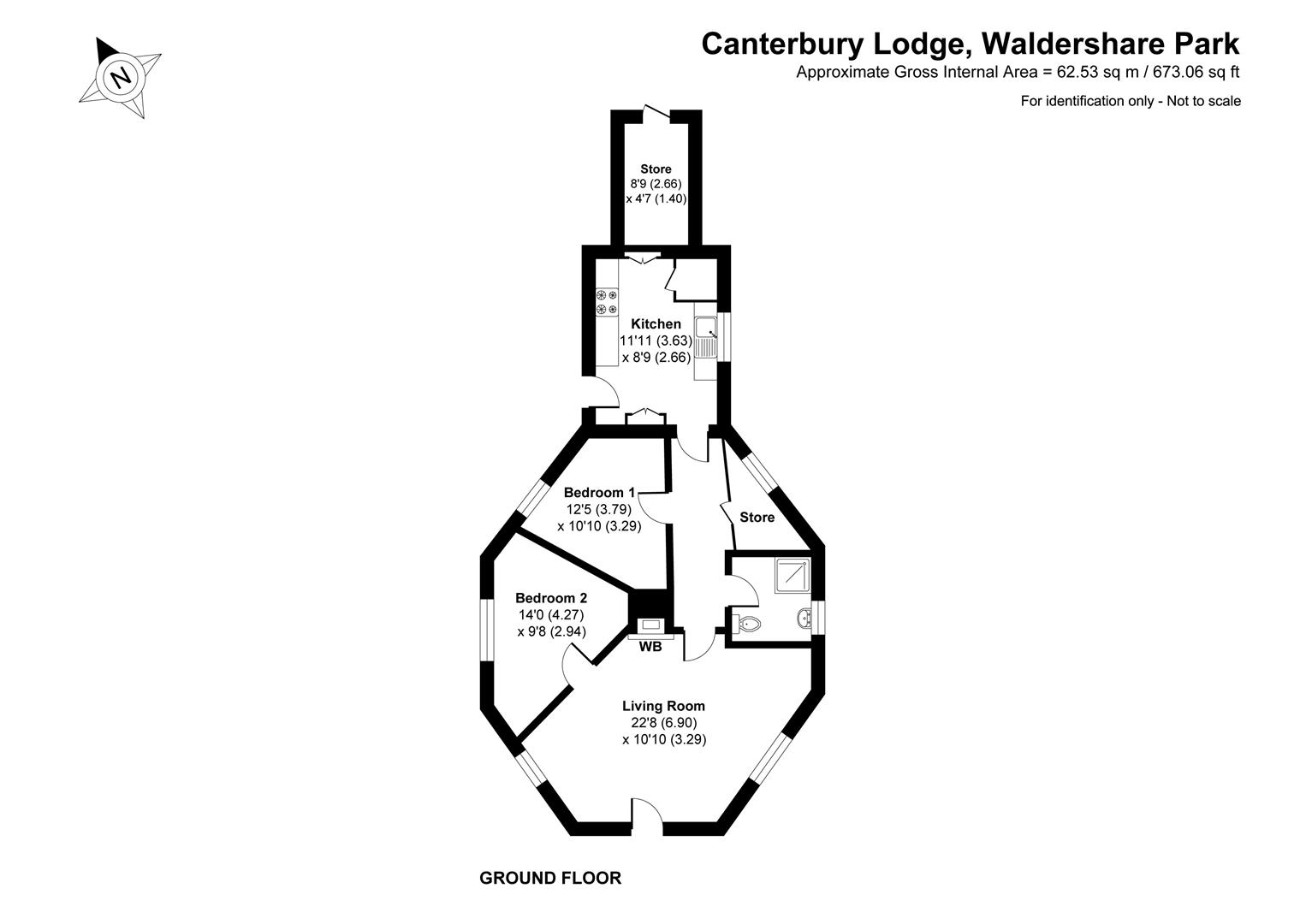 Coldred Road, Waldershare Park, Dover floorplan