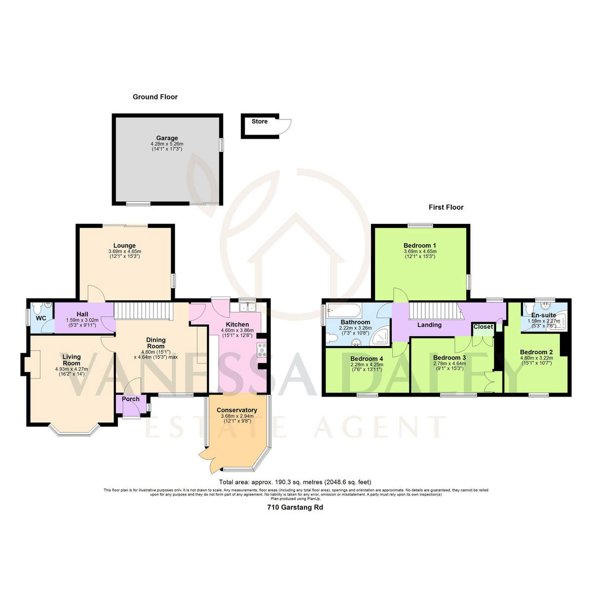 Bell Fold Cottage, 710, Garstang Road, Preston floorplan