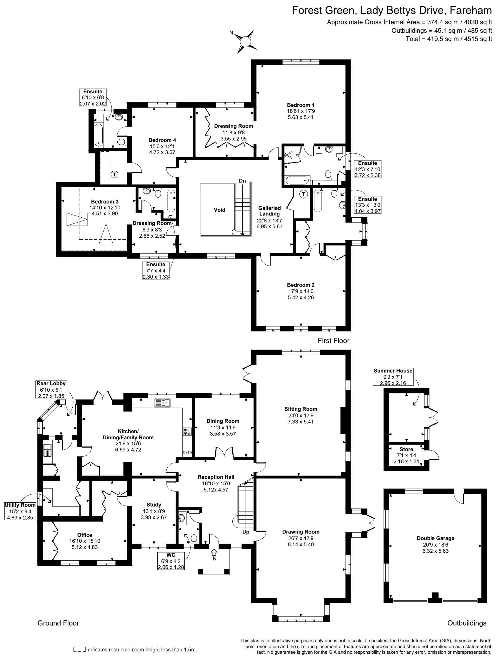 Forest Green, Lady Bettys Drive, Fareham floorplan