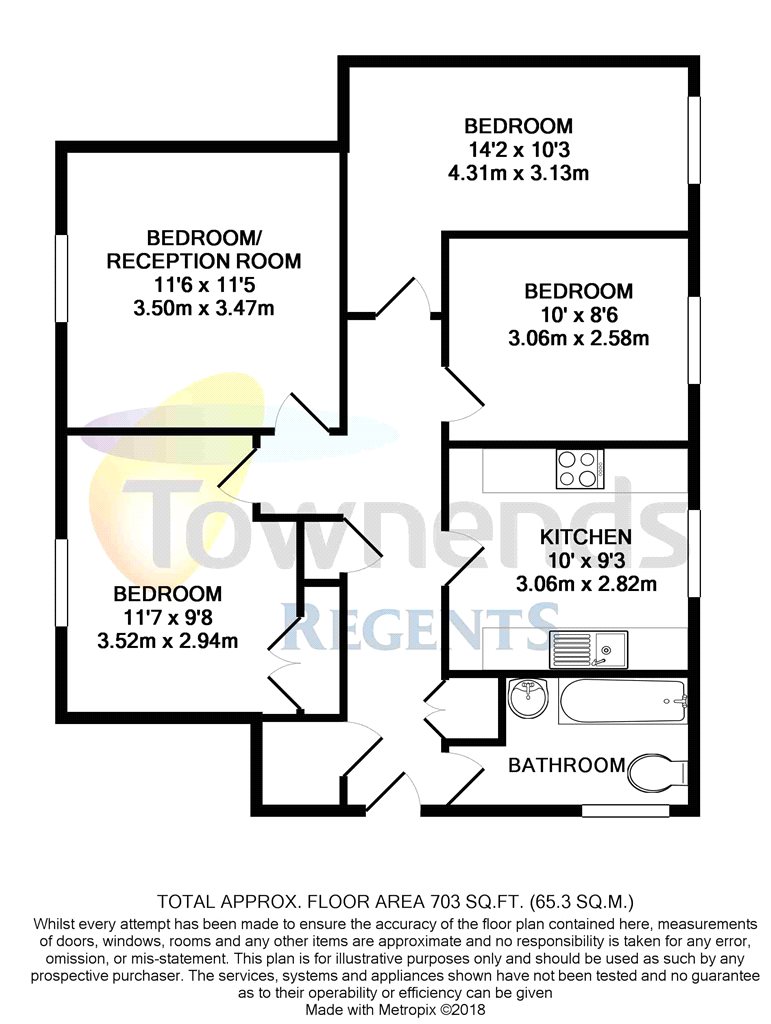 3 Bedrooms Maisonette to rent in Strode Street, Egham, Surrey TW20