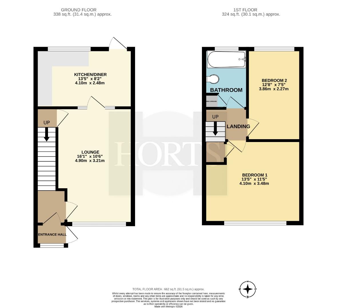 89, Frobisher Road, Rugby floorplan