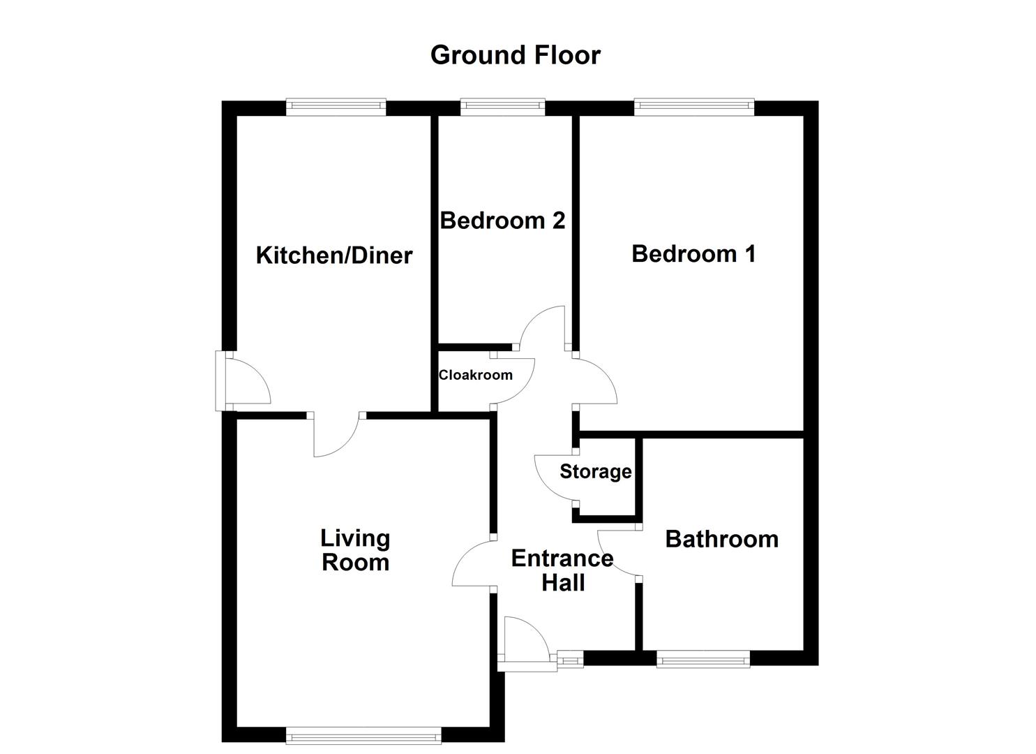 52D, High Street, Ossett floorplan