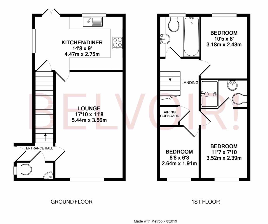 3 Bedrooms Semi-detached house to rent in Wiltshire Crescent, Worting, Basingstoke RG22