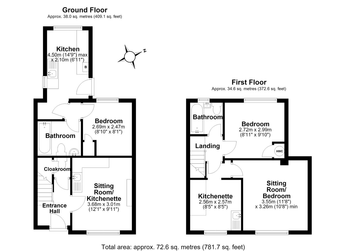 63, Mullway, Letchworth Garden City floorplan