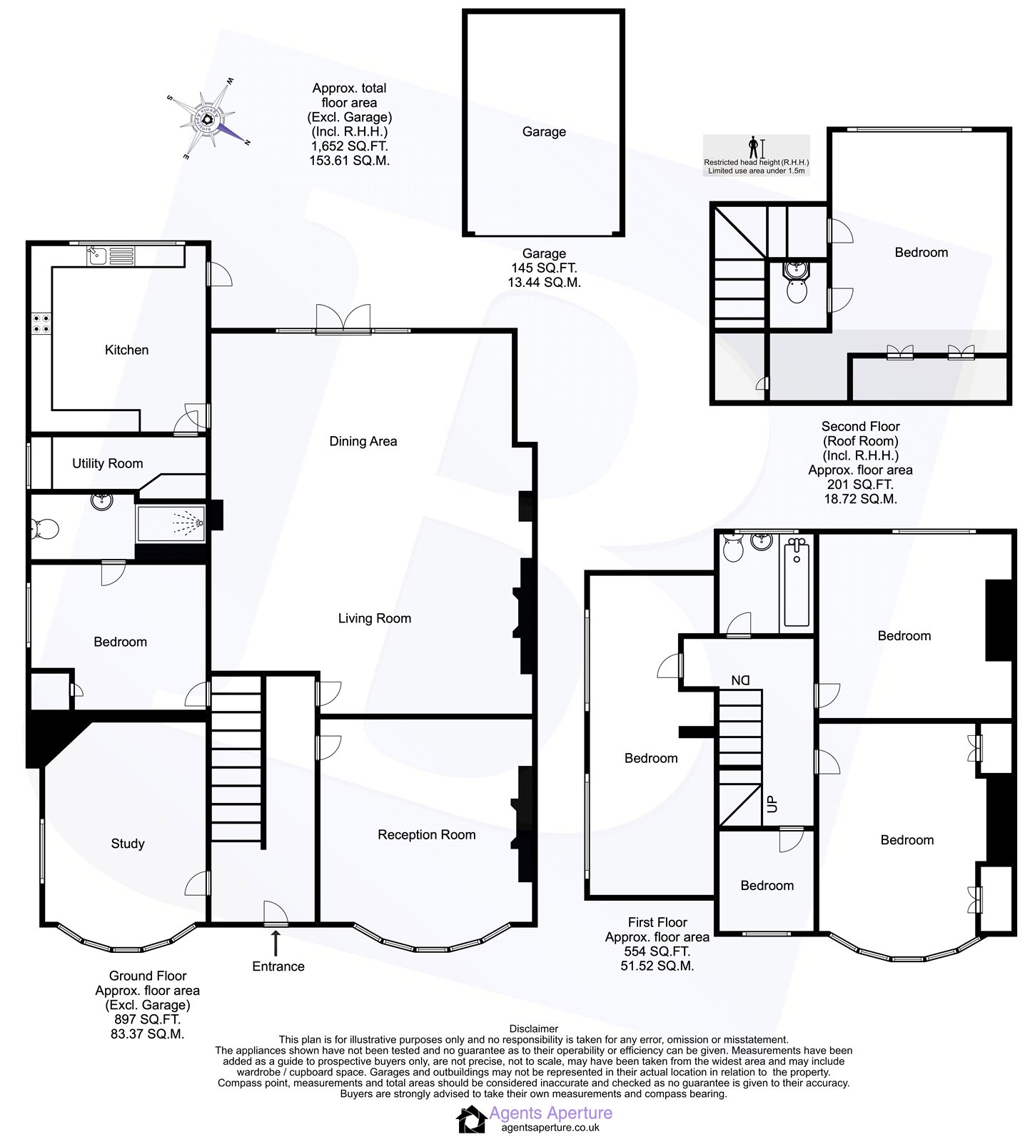 1, Granton Avenue, Upminster floorplan
