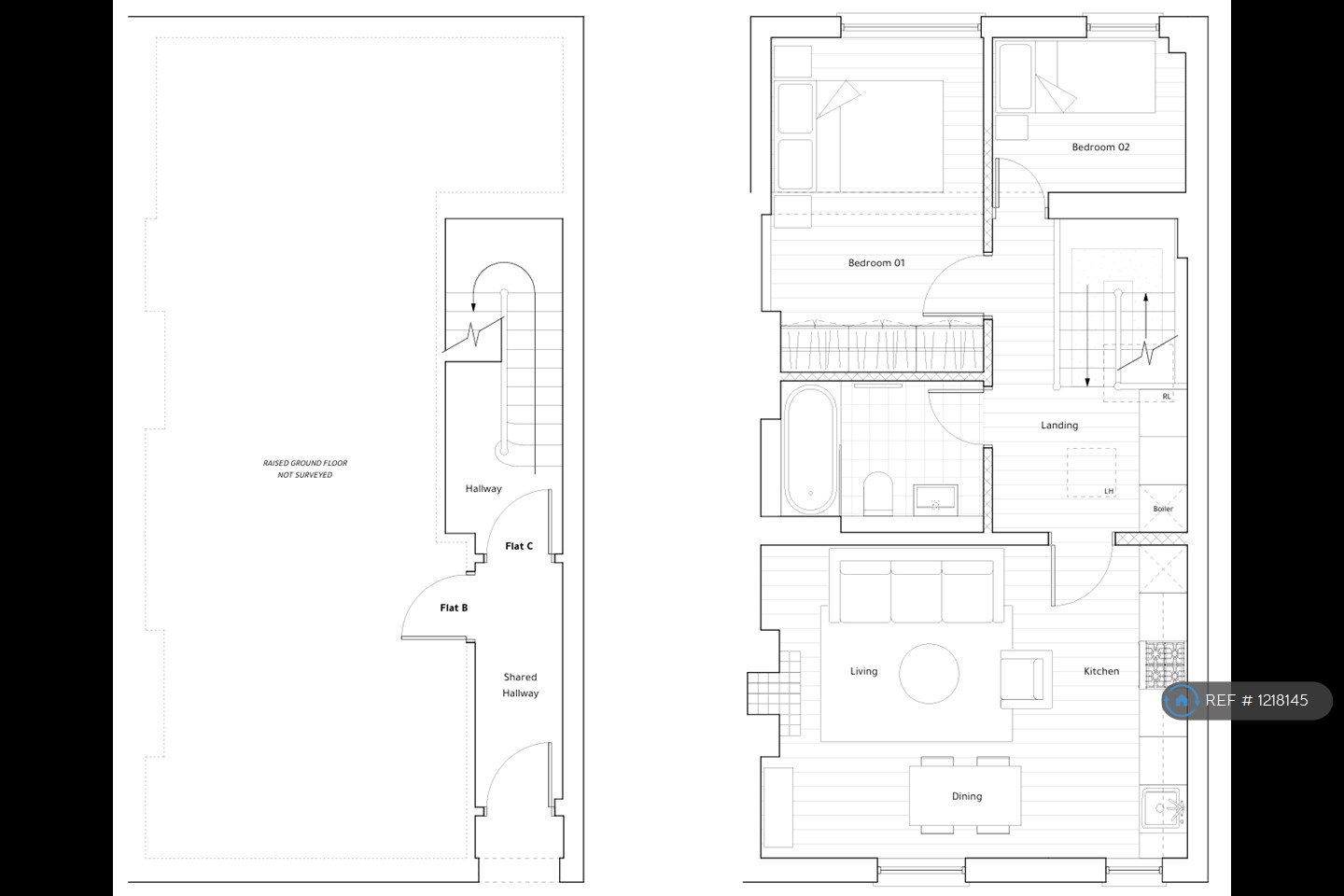 First Floor Flat, Shaftesbury Road, Richmond floorplan