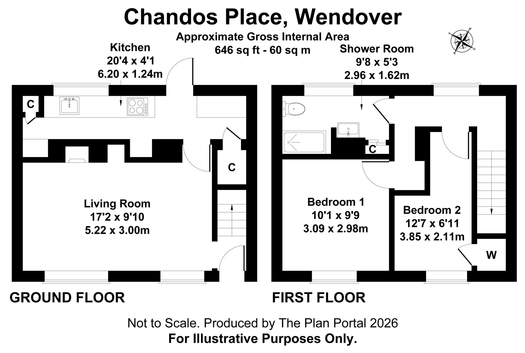 5, Chandos Place, Aylesbury floorplan
