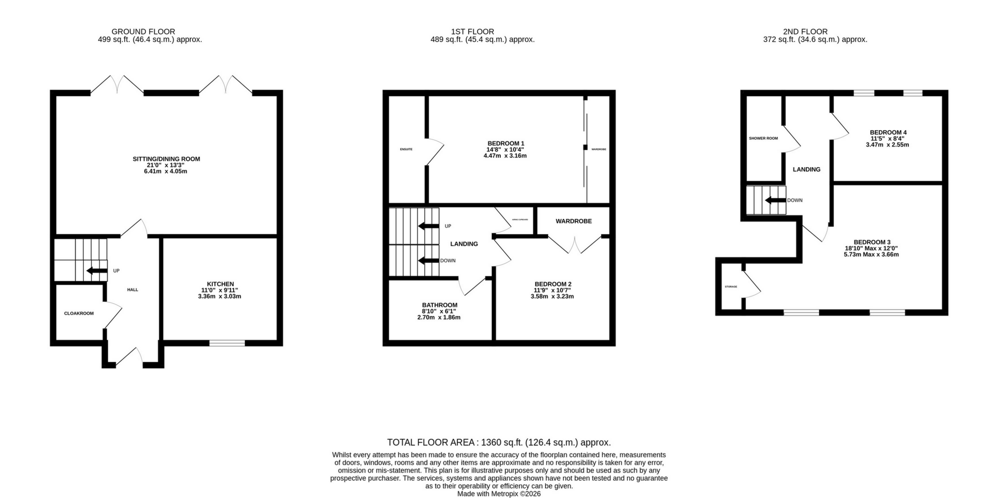 2, Halyars Way, Yeovil floorplan