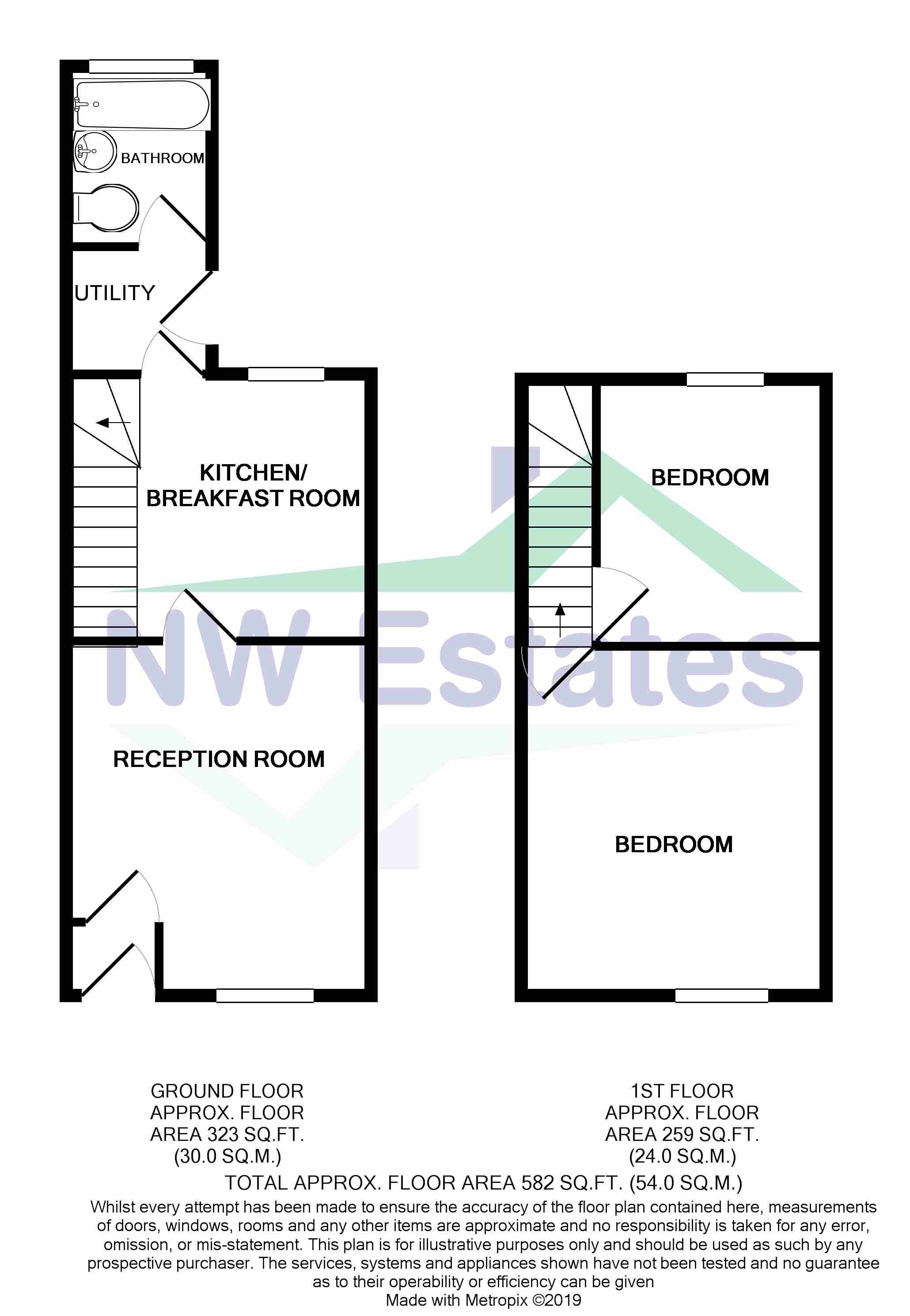 2 Bedrooms Terraced house for sale in Amelia Street, Warrington, Warrington WA2