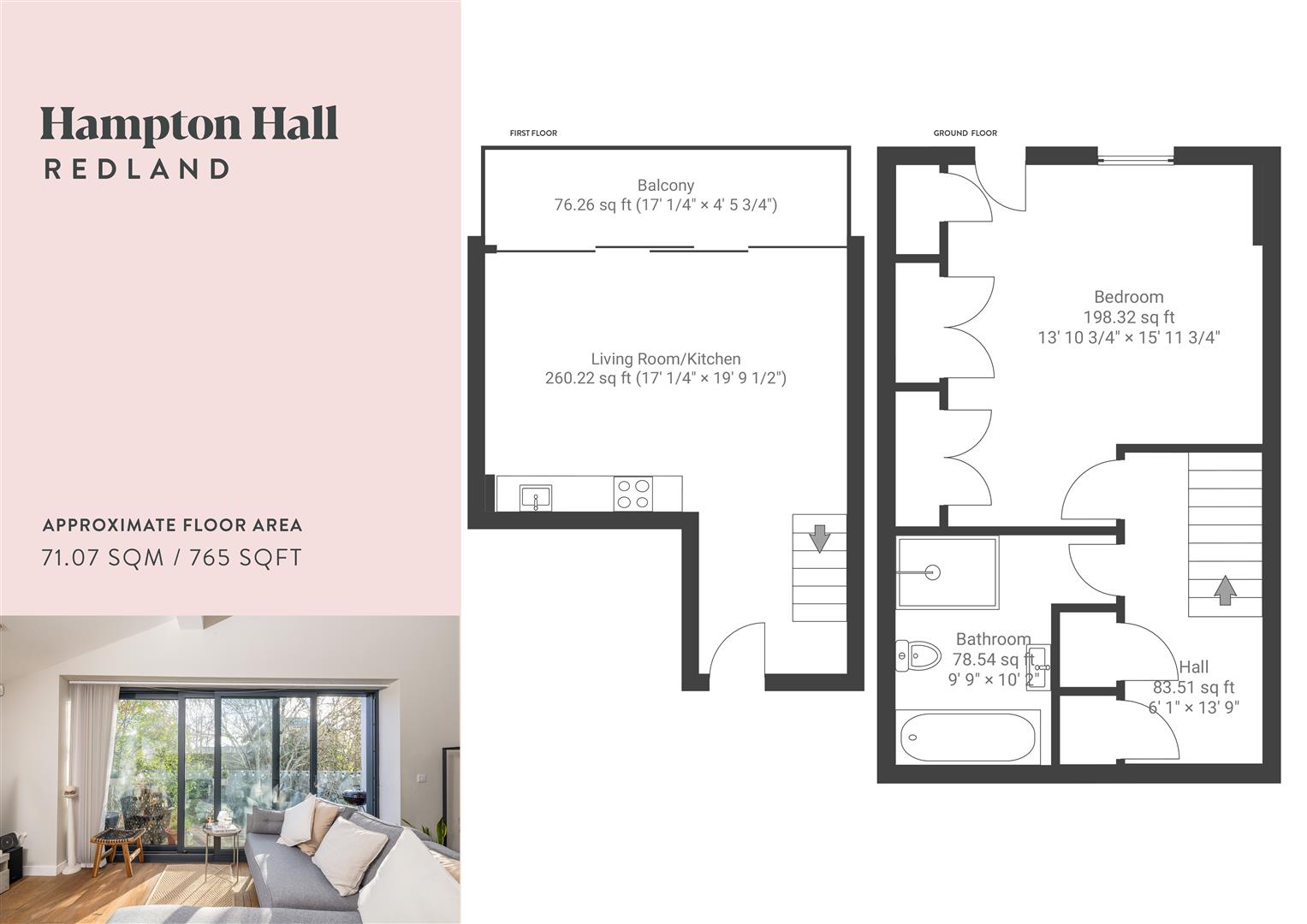 2 Hampton Hall, 1a Melville Road, Bristol floorplan