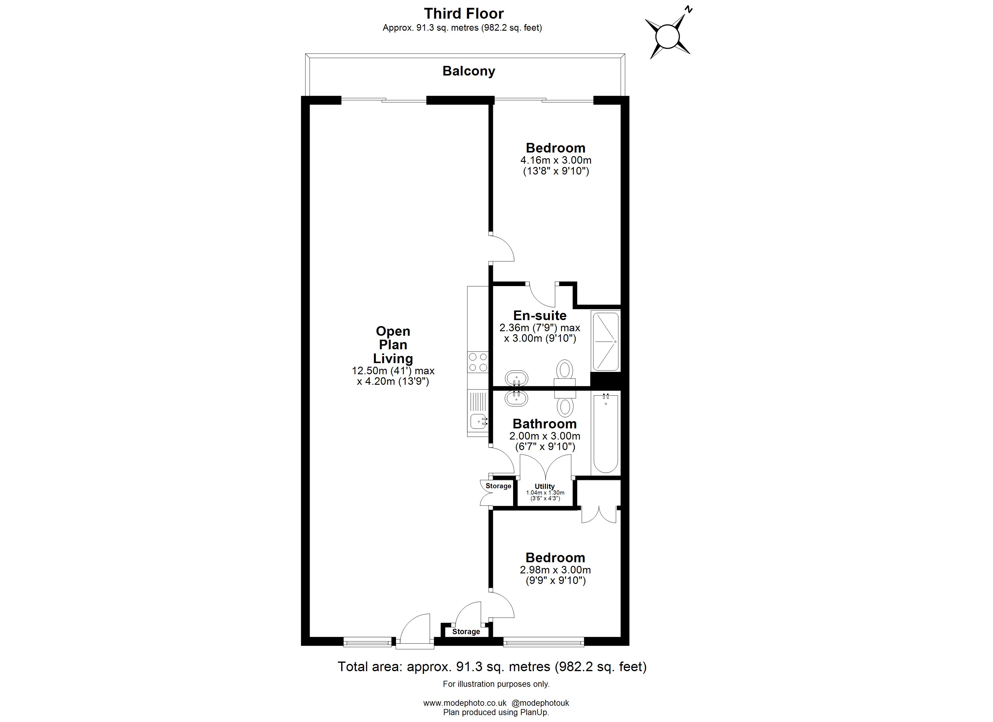 41, Iron Works, Bow floorplan