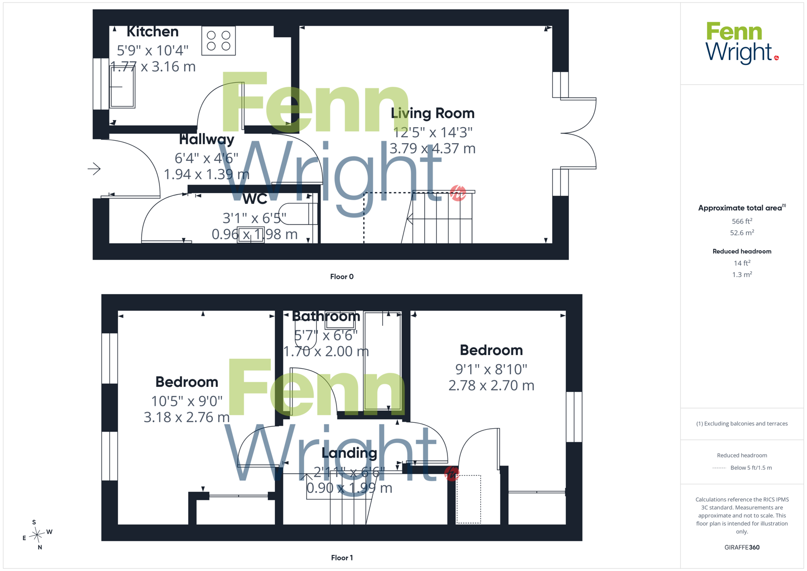 3, Flavius Way, Essex floorplan
