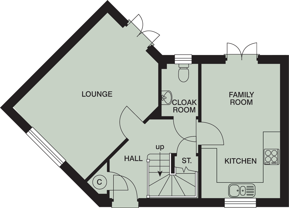 "The Dalton Charter Walk" at Charter Way, Liskeard PL14, 4 bedroom