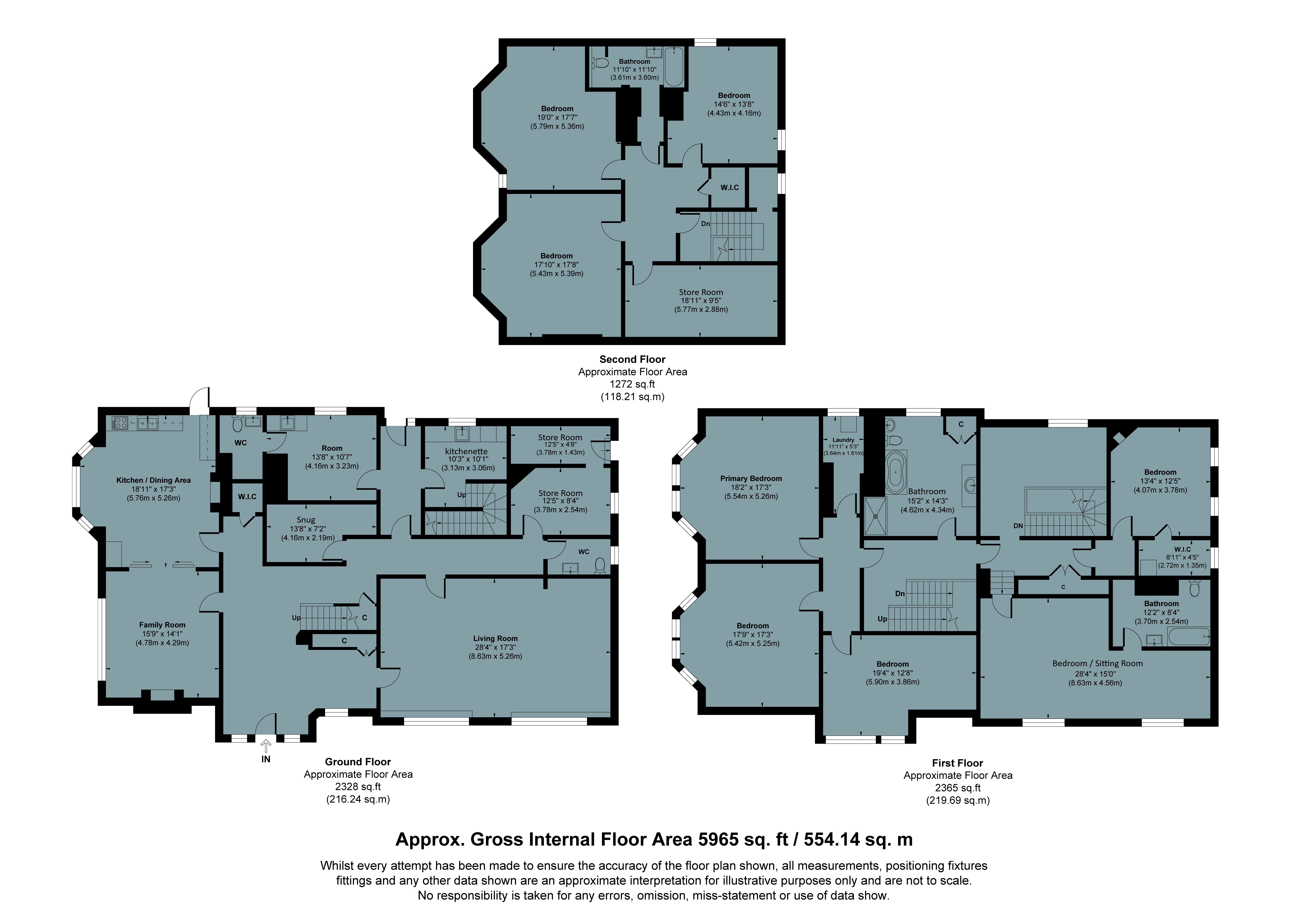 Bod Gwilym,, Park Street, Denbighshire floorplan