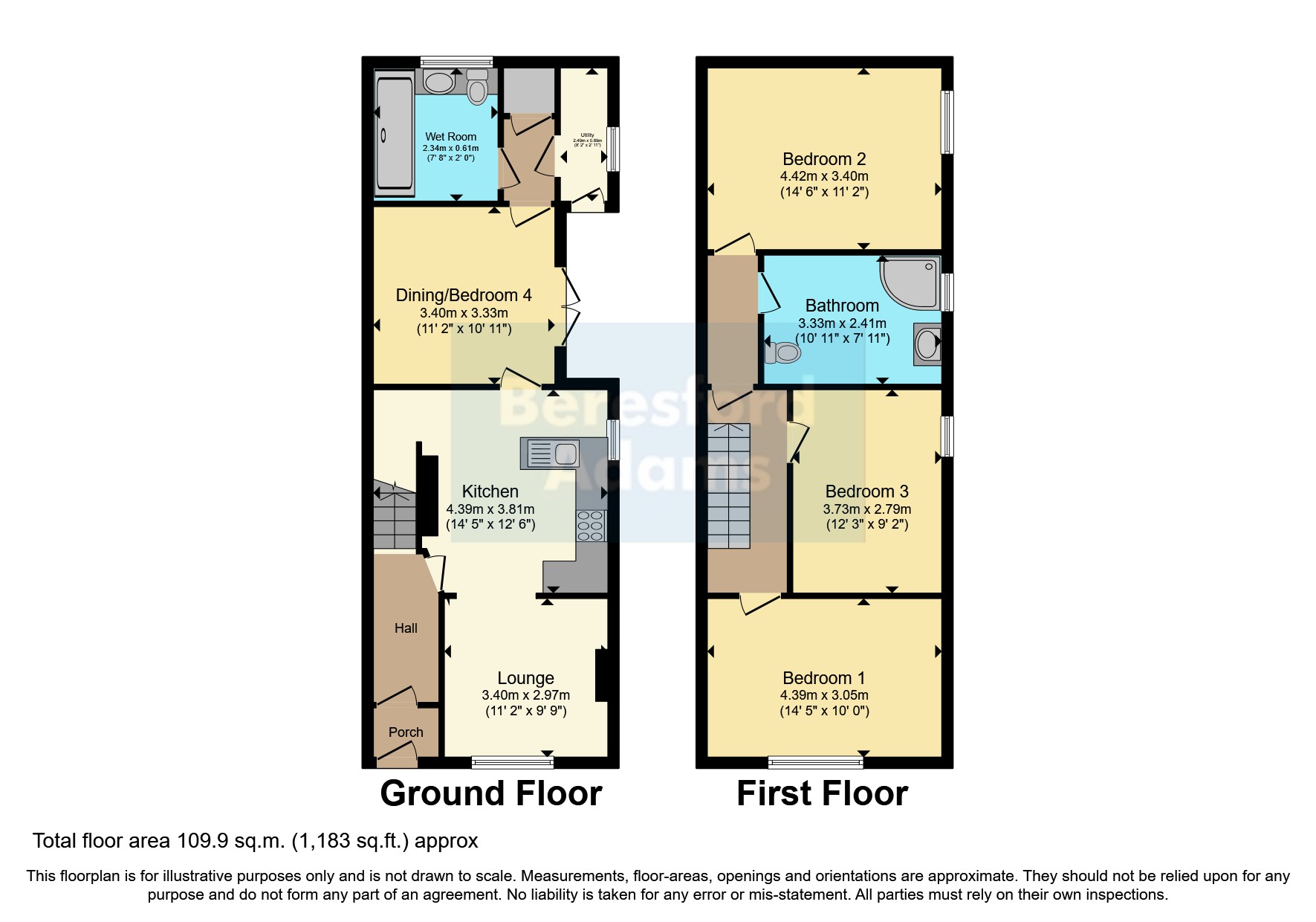 Arfon Terrace, Beaumaris floorplan