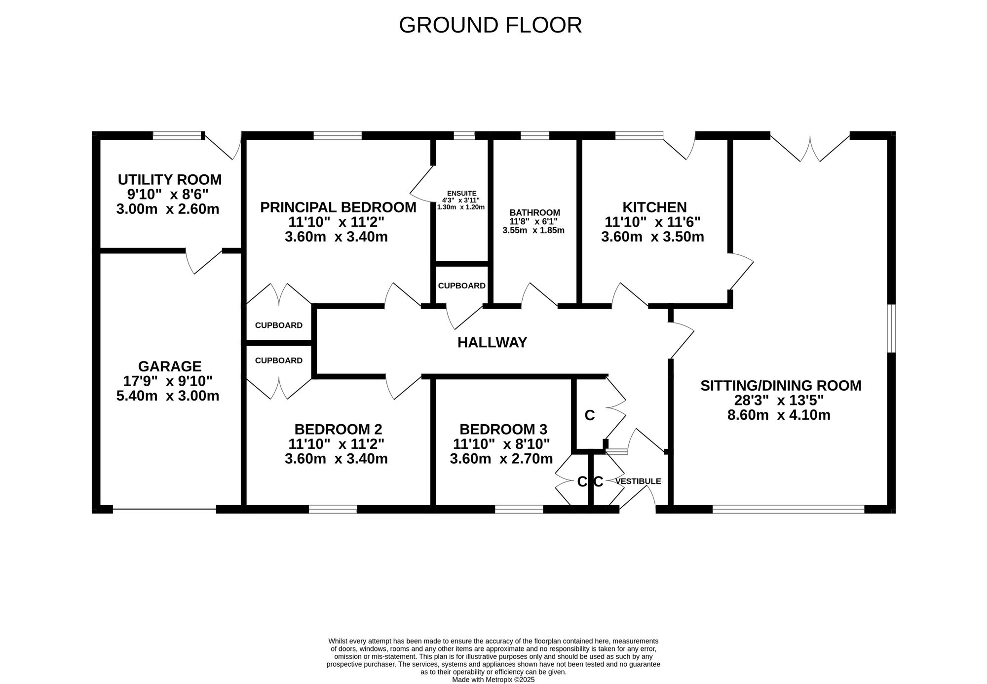 1 The Roundel, Auchterarder floorplan