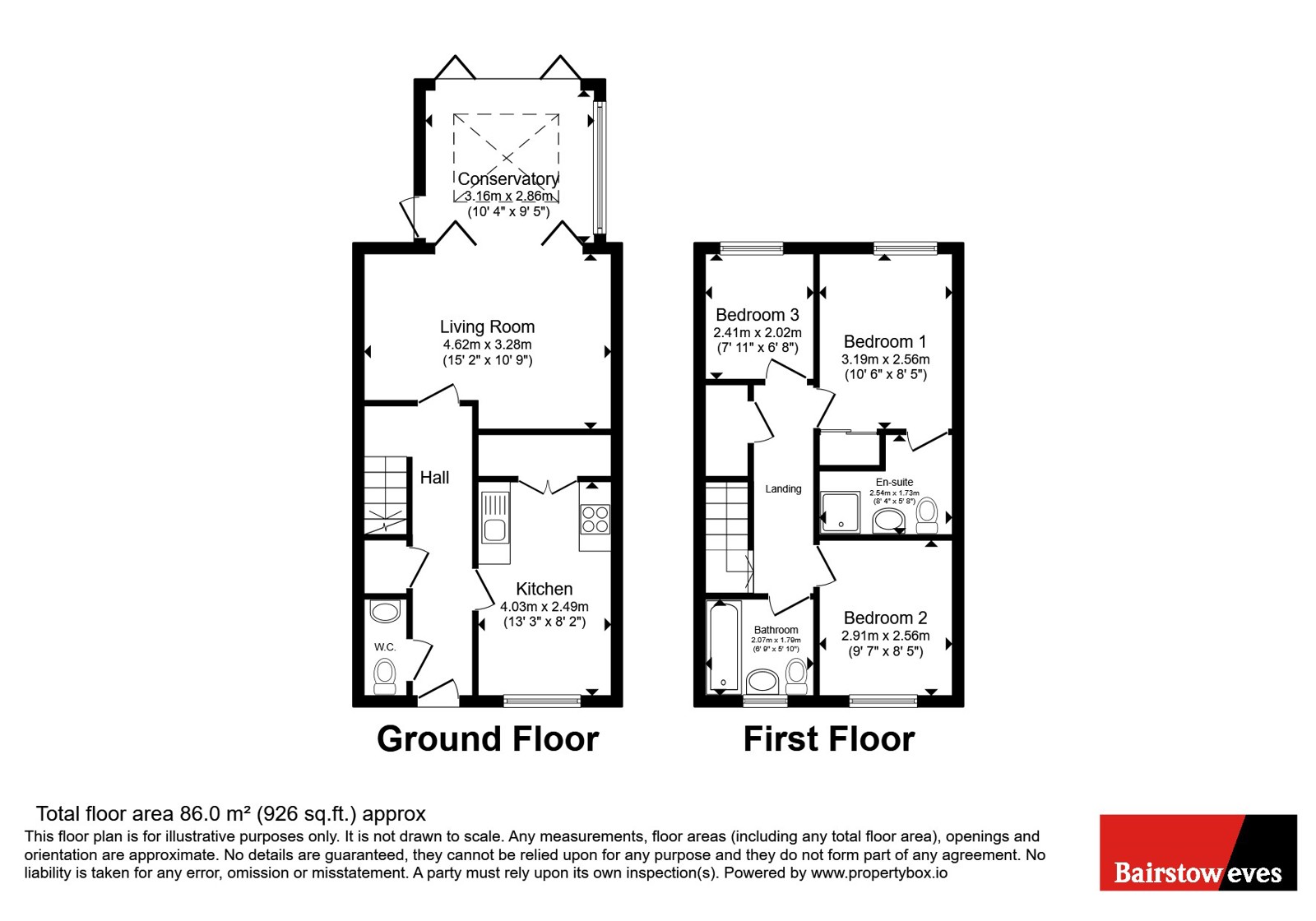 77, The Square, Essex floorplan