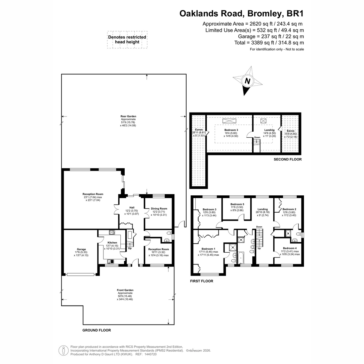 24, Oaklands Road, Bromley floorplan