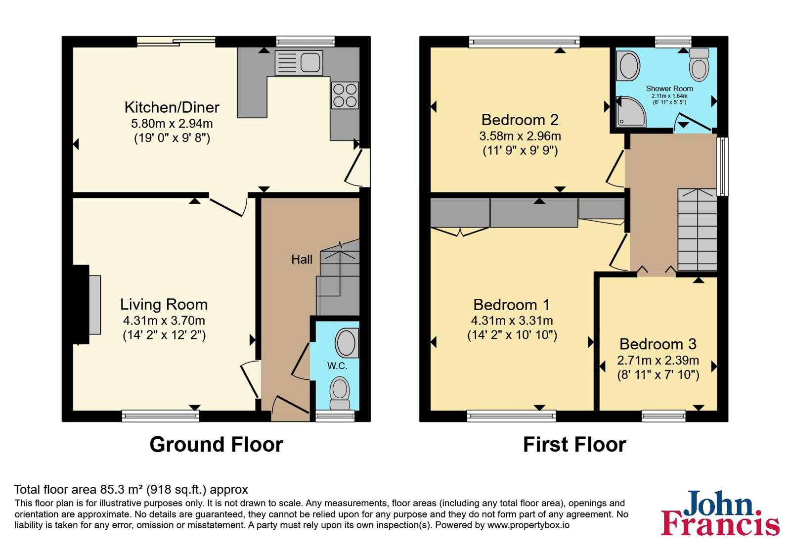 21, Heol Y Brandy, Llanelli floorplan
