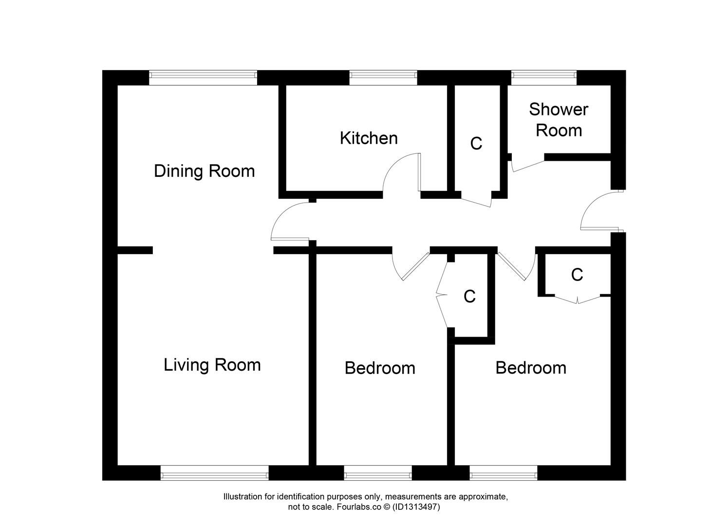 24 Bridgend Court, Main Street, Perth floorplan