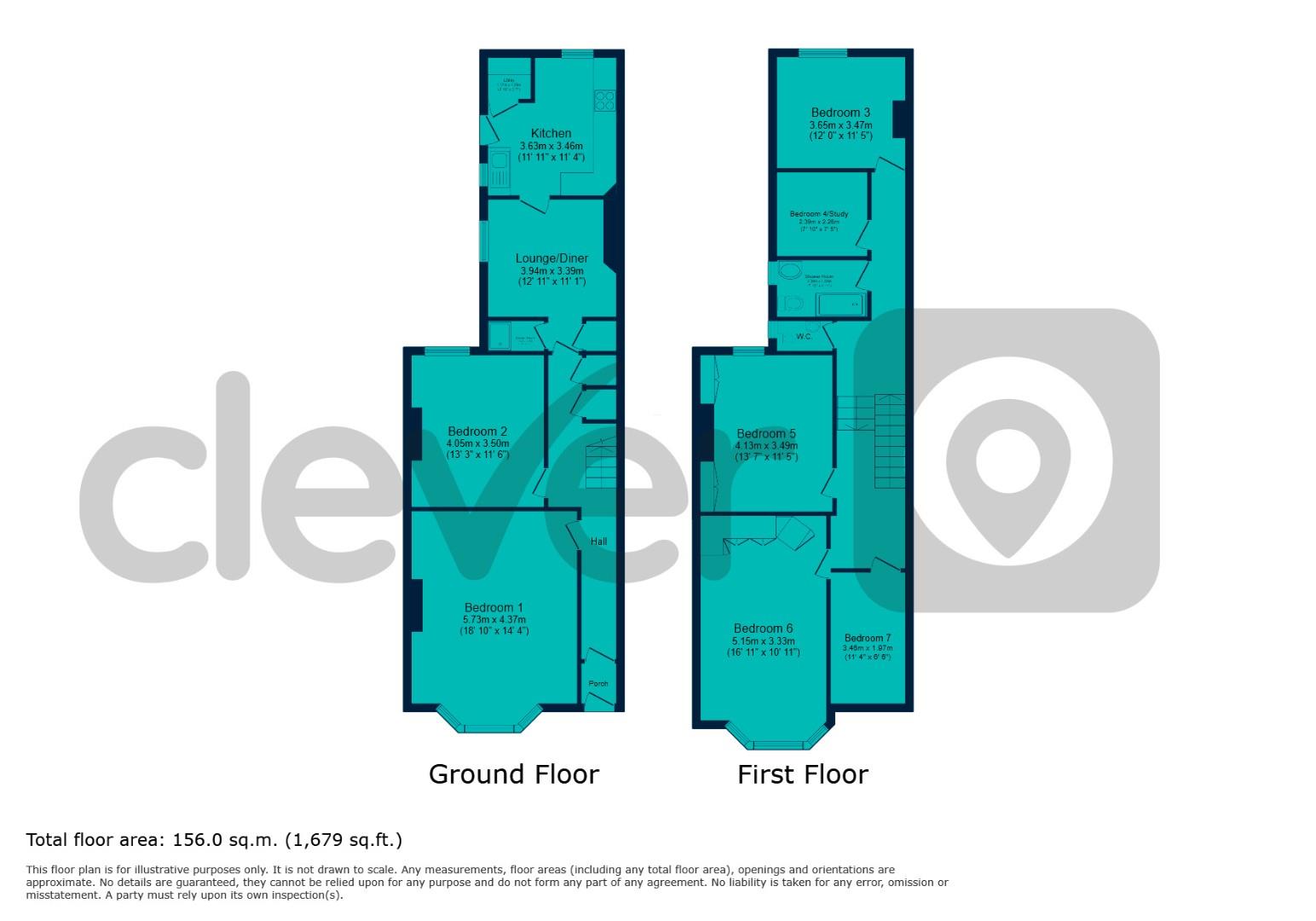 3, Kingsley Road, Plymouth floorplan