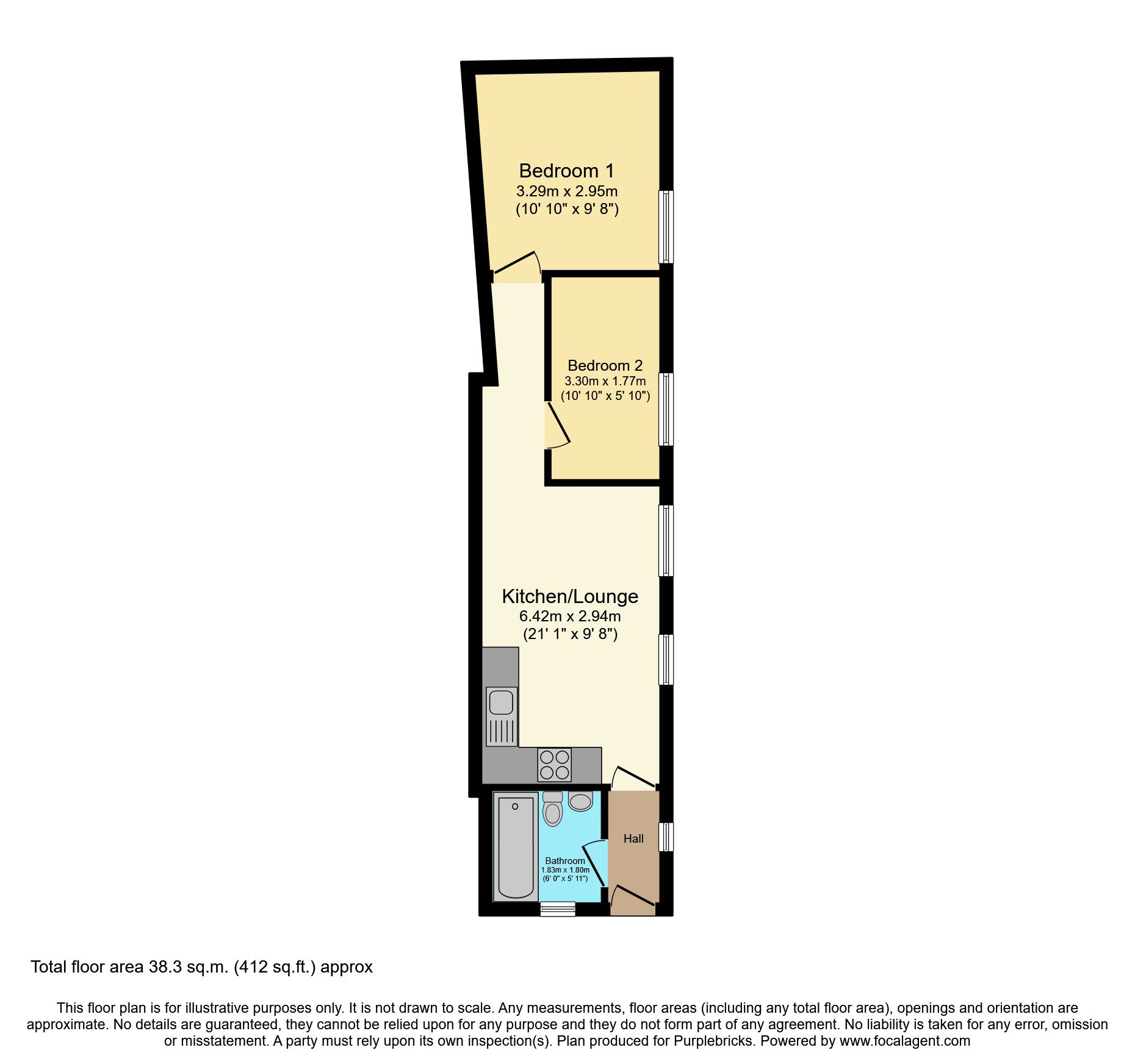 18a, North Street, Lostwithiel floorplan
