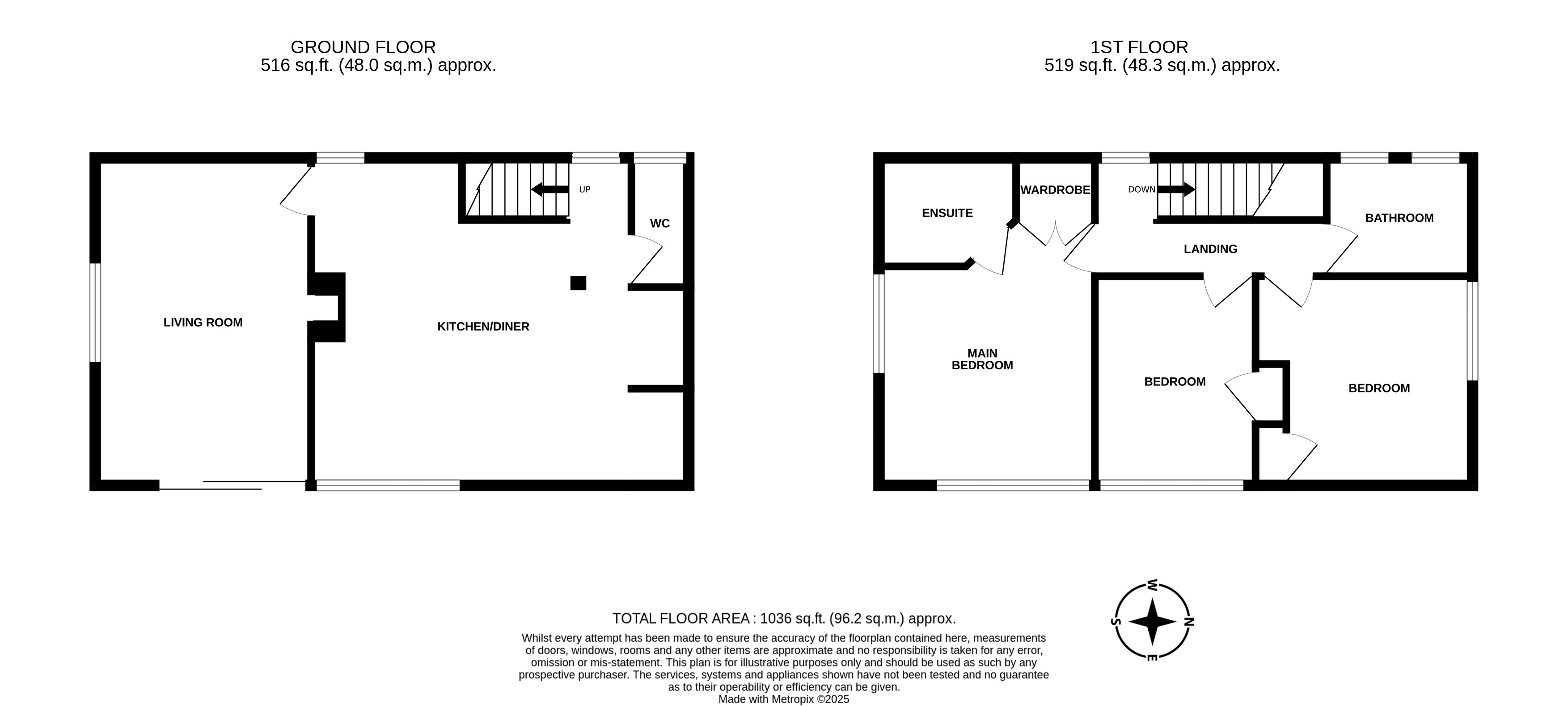 48, Wyche Road, Malvern floorplan
