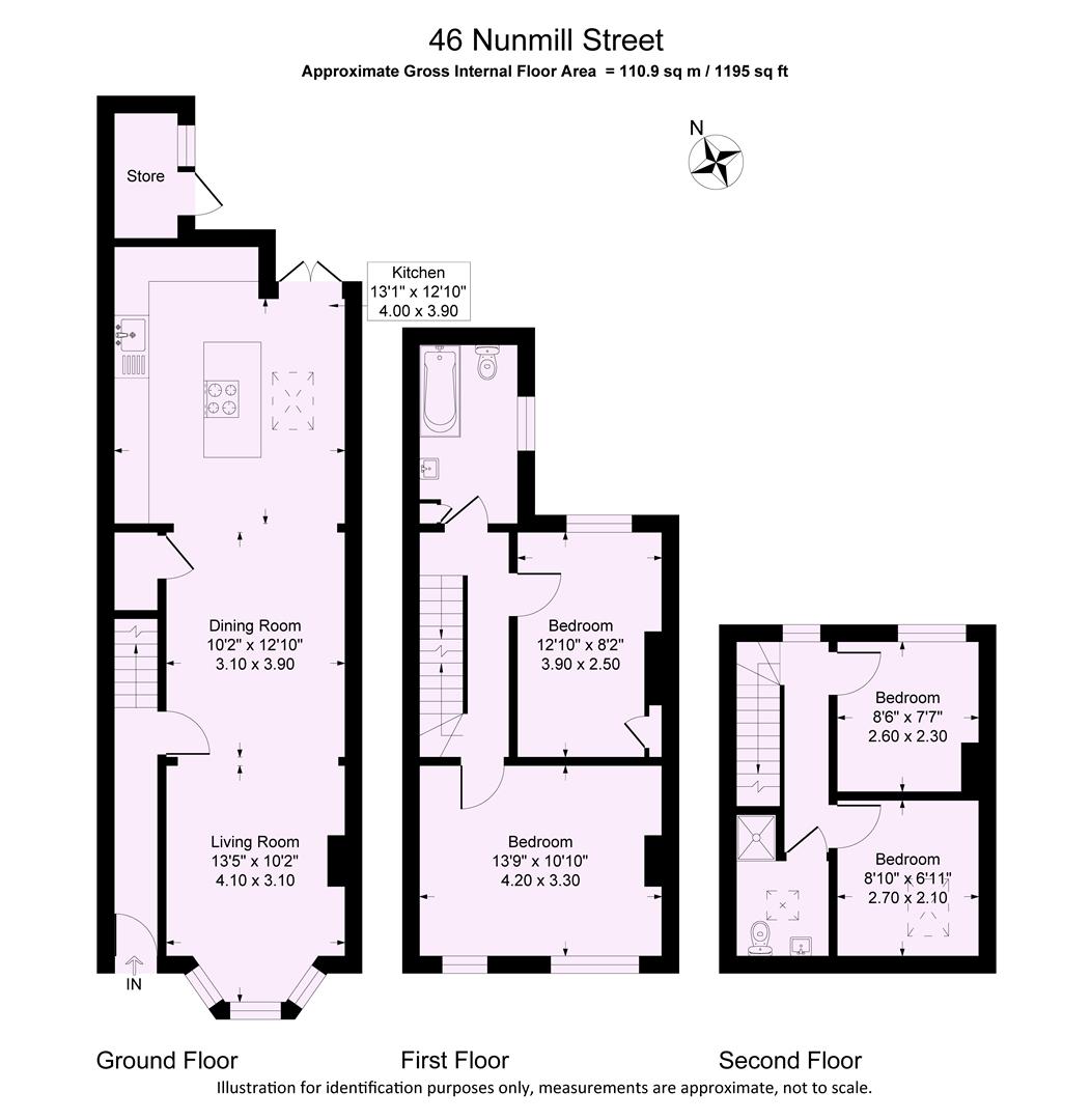 Nunmill Street, York floorplan