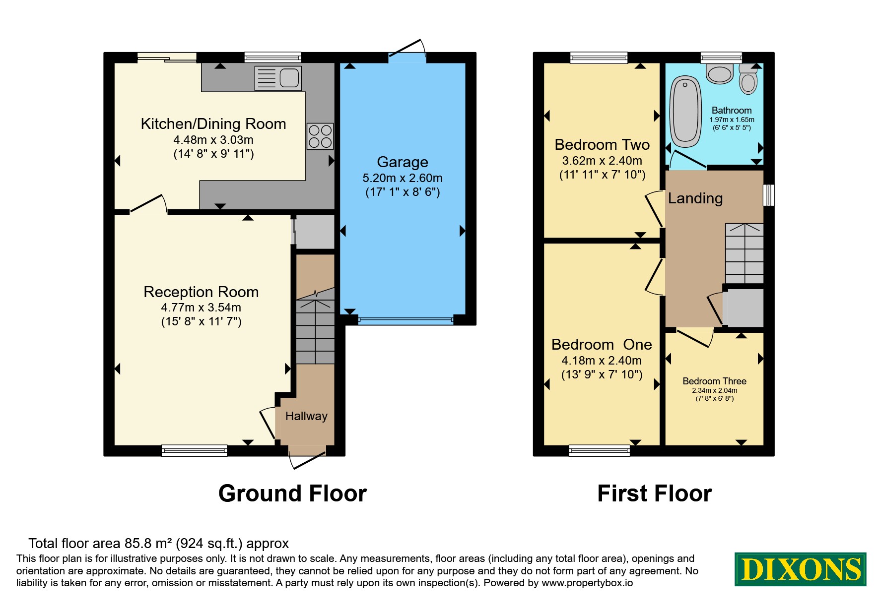 2, Bowshot Close, West Midlands floorplan