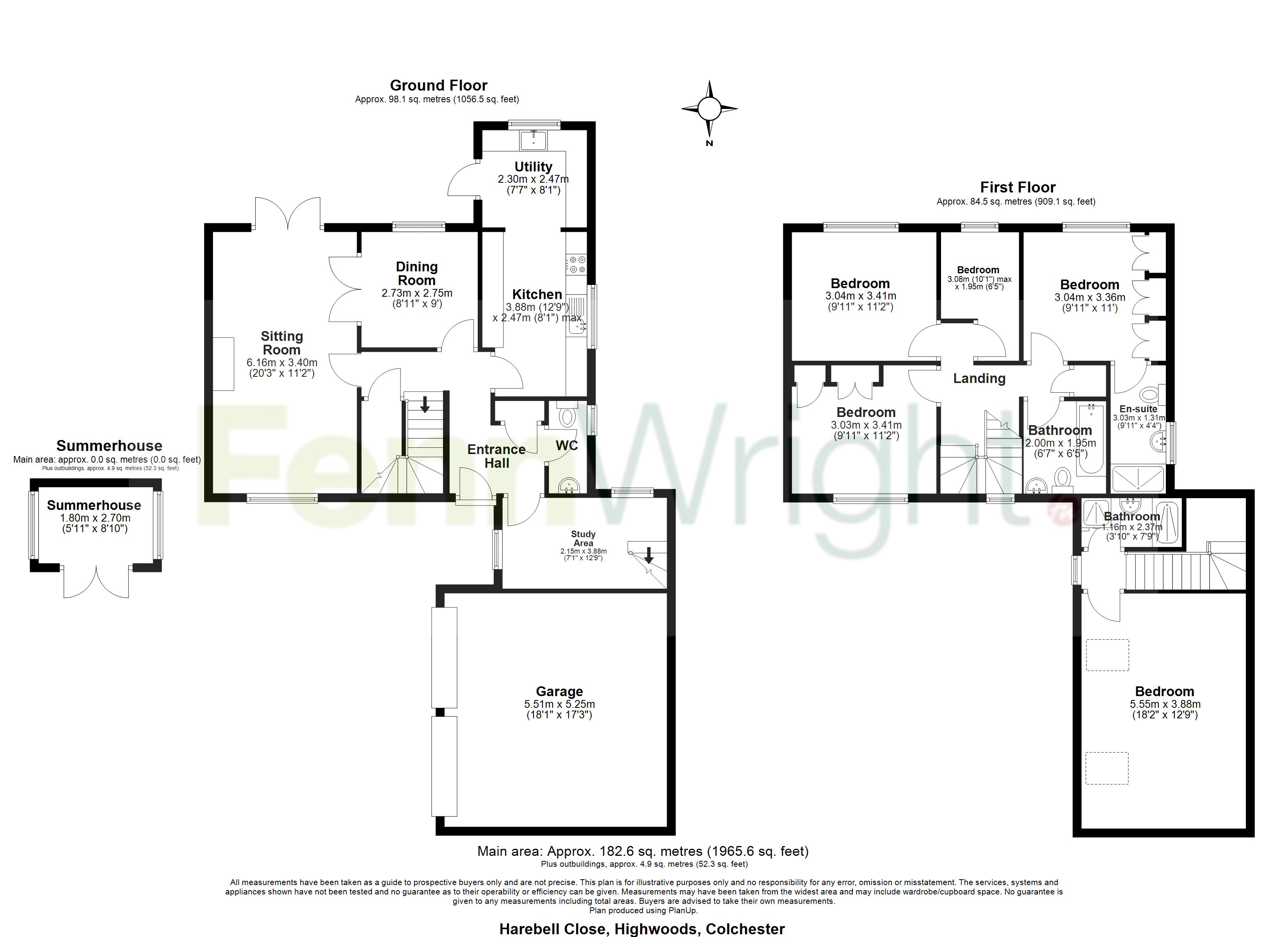 3, Harebell Close, Colchester floorplan