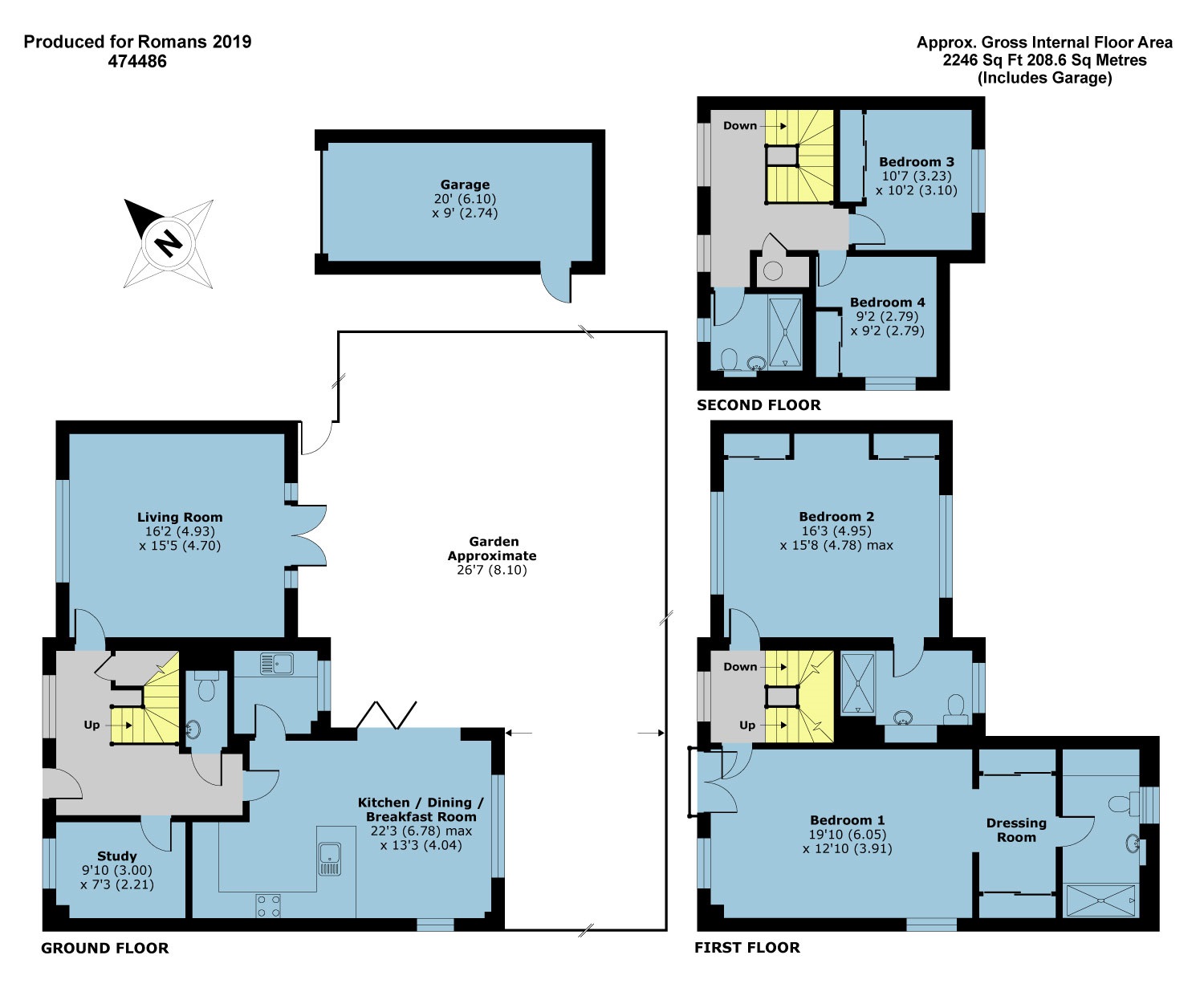 4 Bedrooms Detached house for sale in Sierra Road, High Wycombe, Buckinghamshire HP11