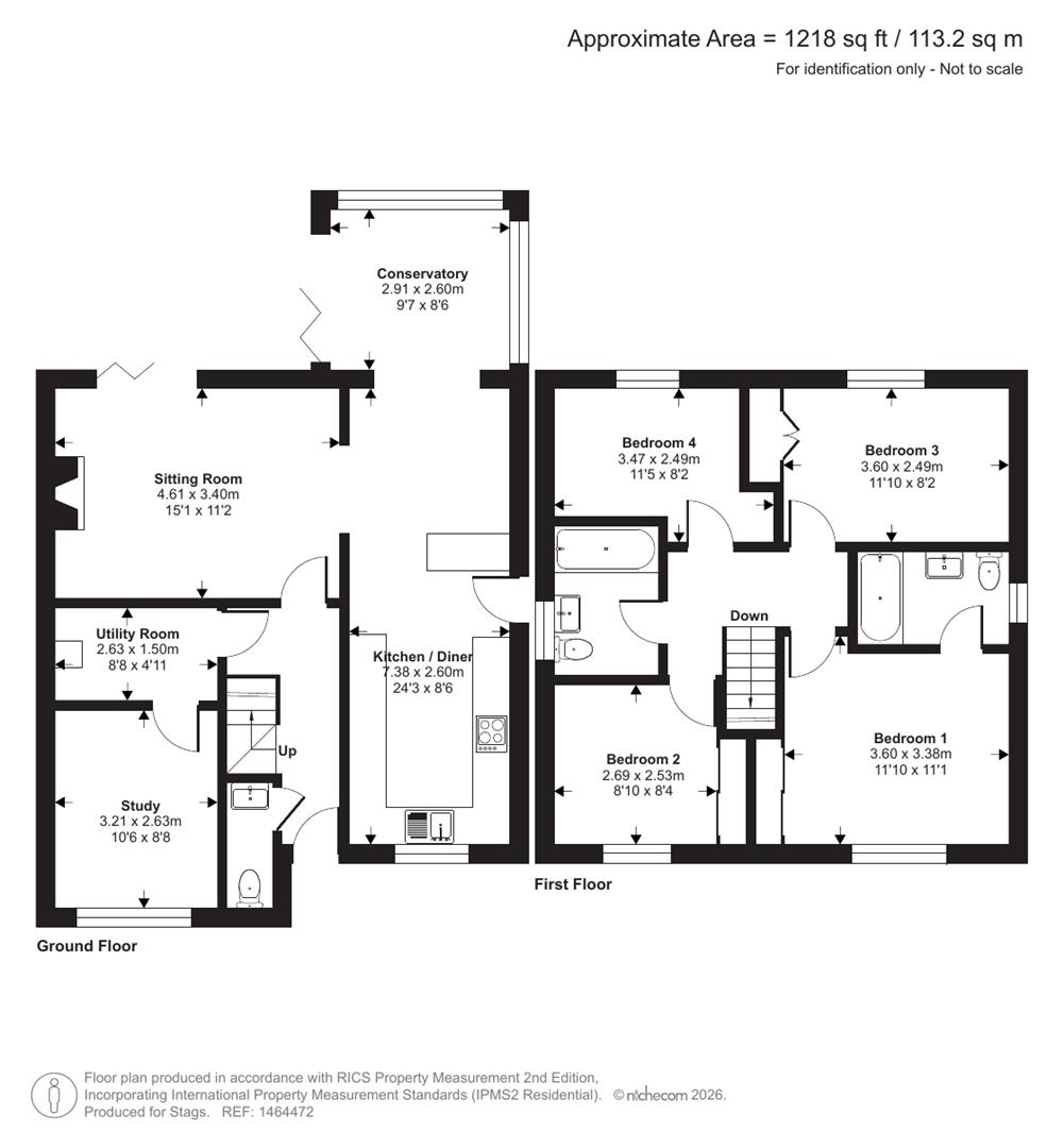 14 Higher Westlake Road, Higher Westlake Road, Barnstaple floorplan
