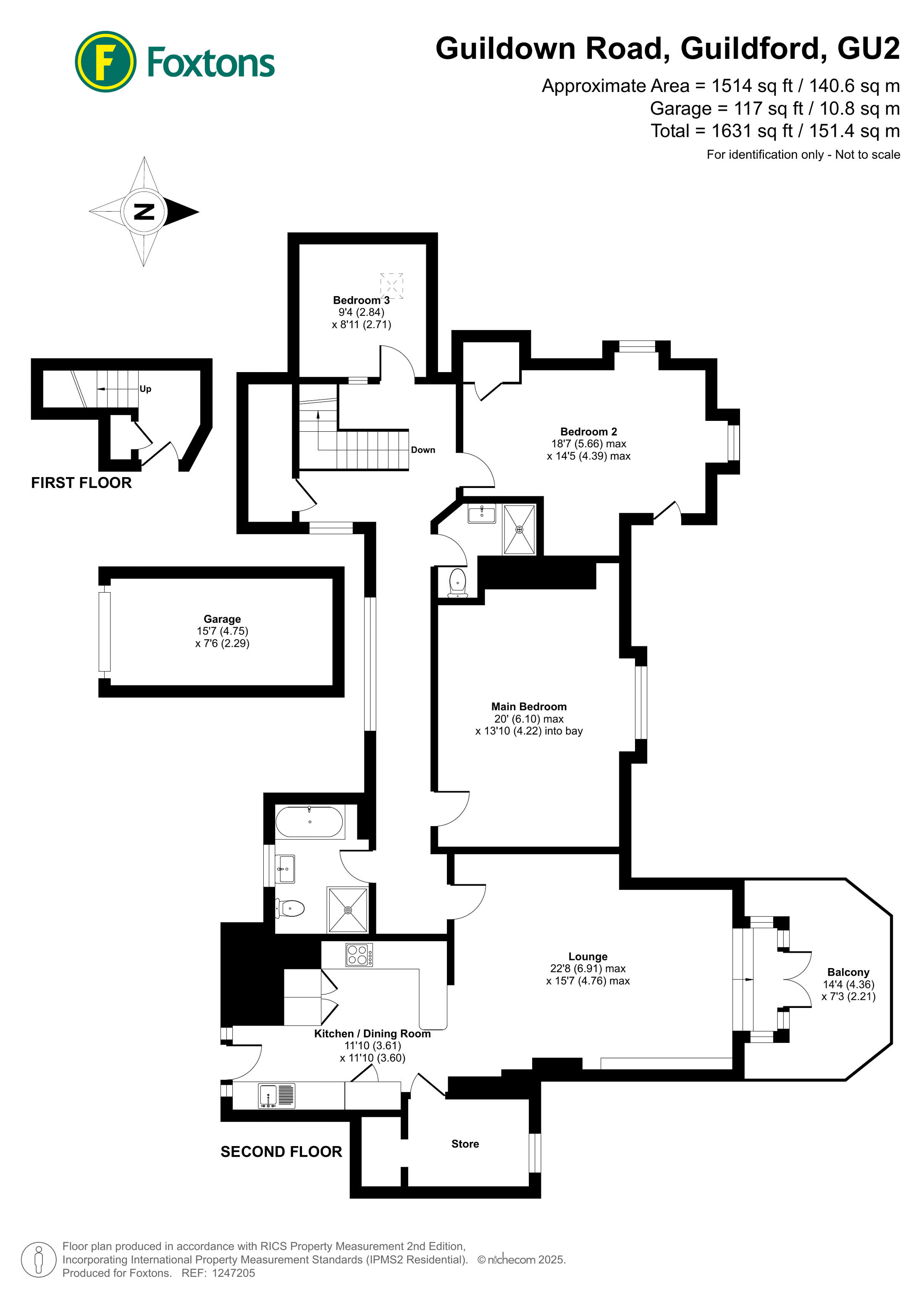 Guildown Road, Guildford floorplan