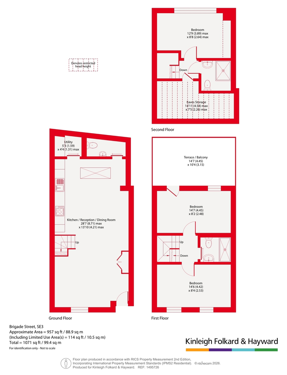3, Brigade Street, London floorplan