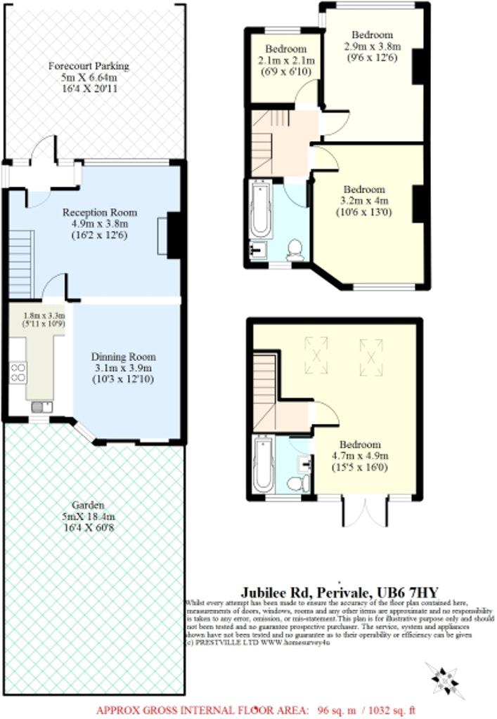47, Jubilee Road, Greenford floorplan