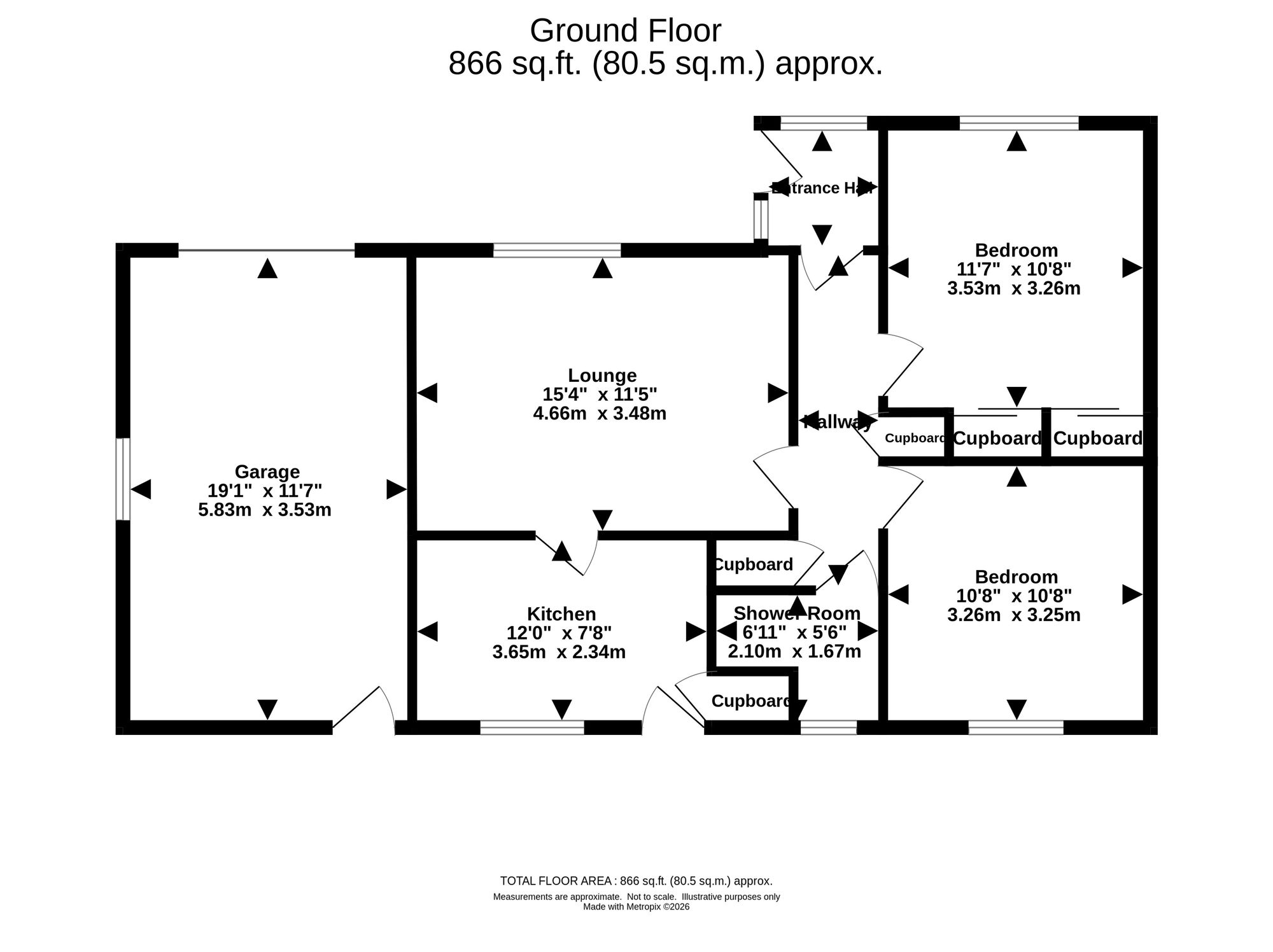 15 Rosie's Brae, Newton Stewart floorplan