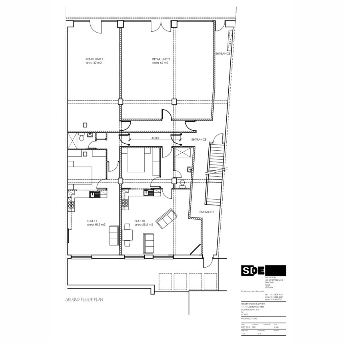 Flat Supernova Heights, 13-17, Cleveland Street, Doncaster floorplan