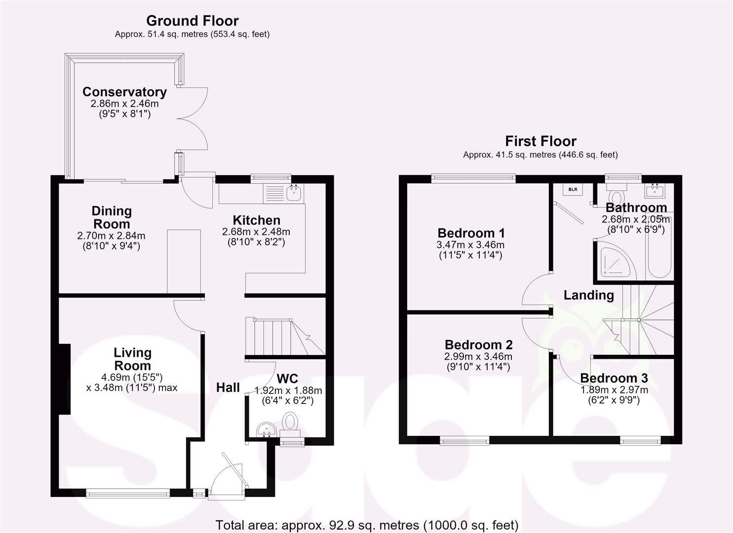 Glaslyn Court, Cwmbran floorplan