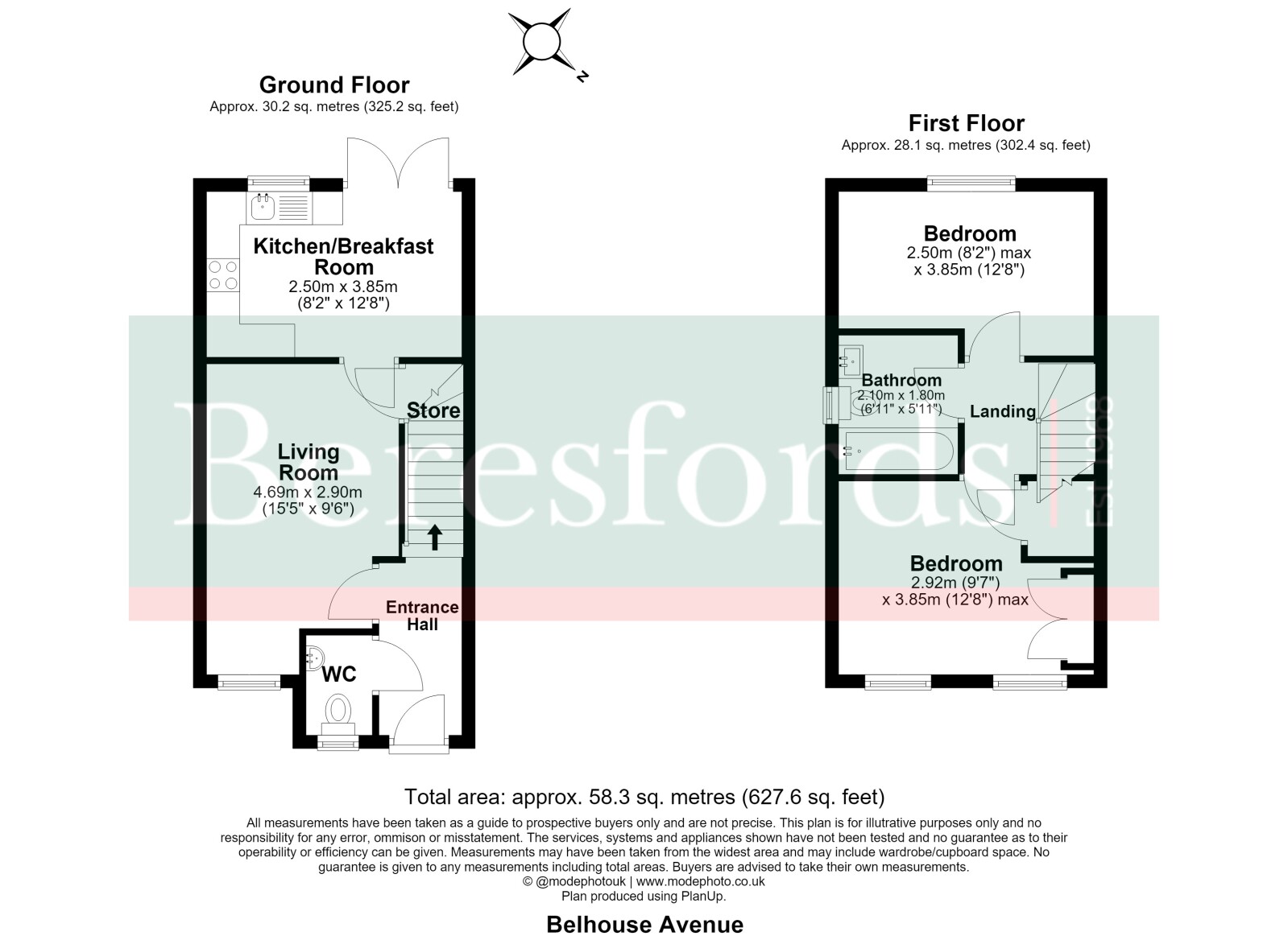 162, Belhouse Avenue, South Ockendon floorplan