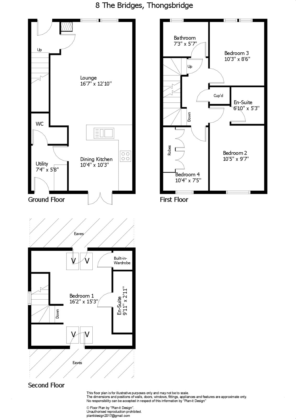 8, The Bridges, Holmfirth floorplan